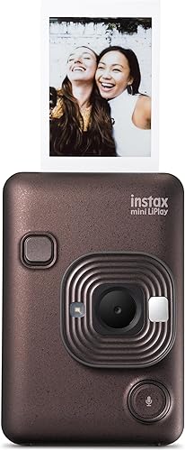 Fujifilm Instax Mini LiPlay Bronze INS LIPLAY C Bronze VN Cámara InstantáneaImpresora Teléfono Inteligente