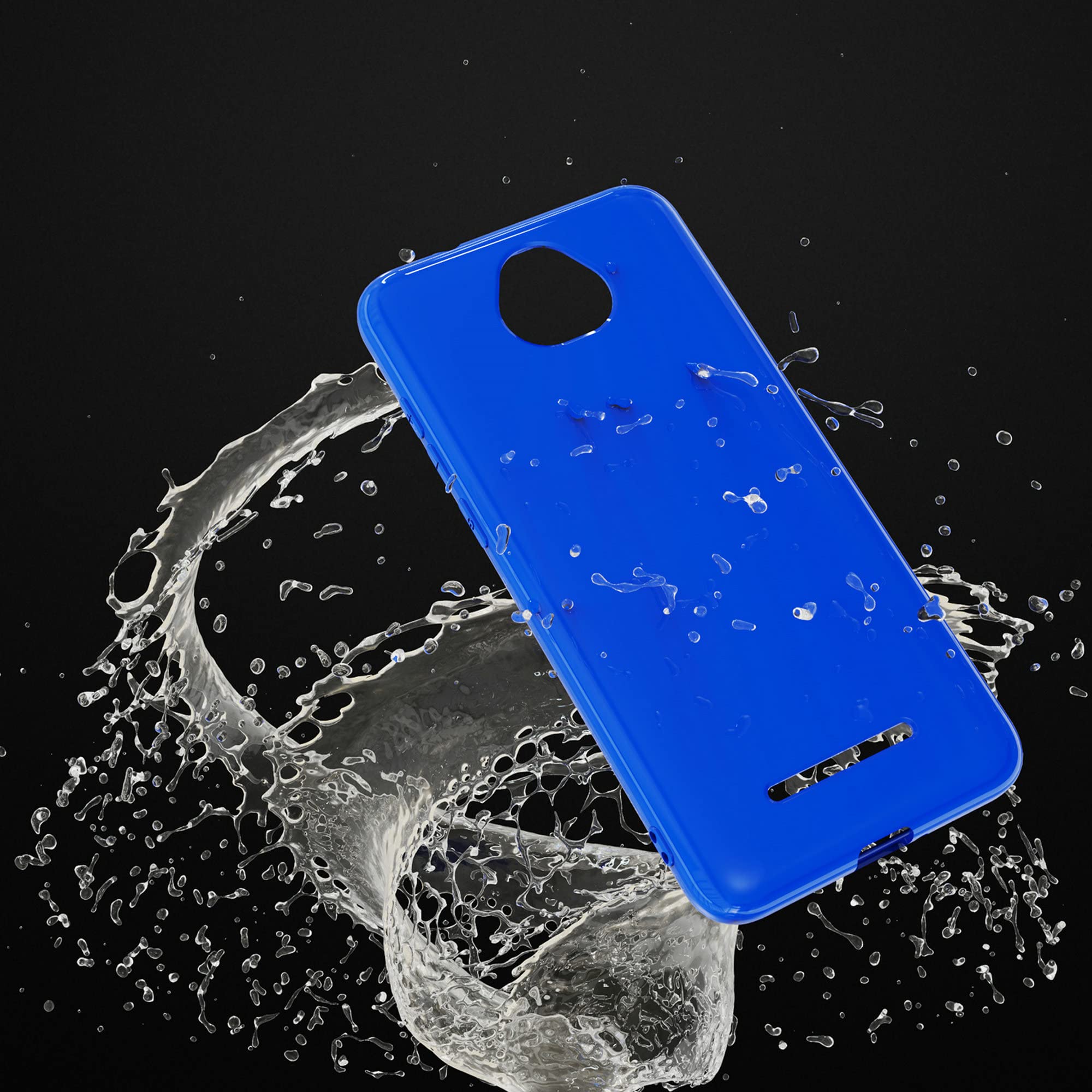 Funda Para Shock Volt SV55 Con Protector De Pantalla De Vidrio Templado