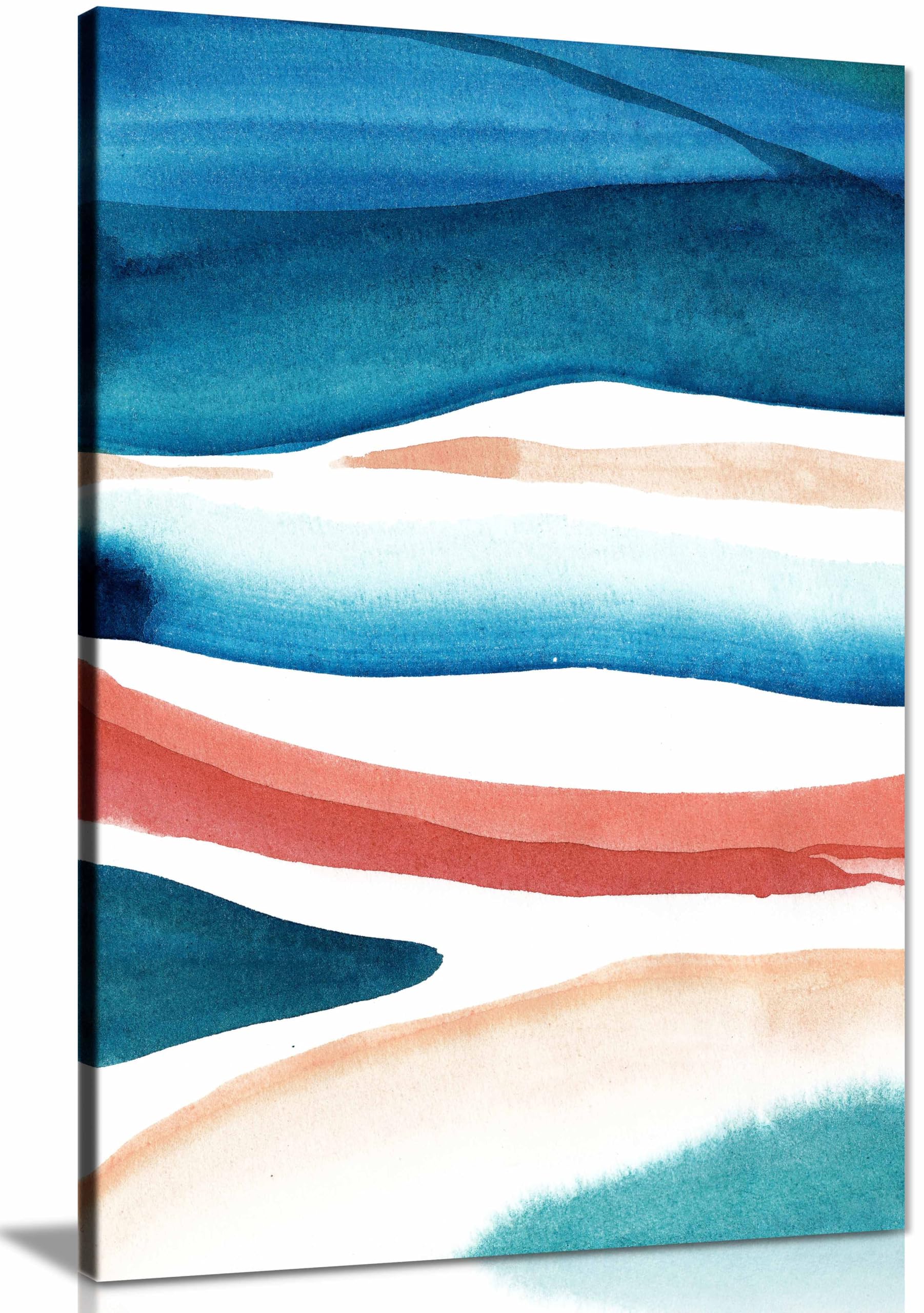 Panther Print Framed Canvas Abstract Modern Painting Print, Pictures For Home Walls, Bedroom, Living Room & Bathroom Decor 91X61cm (36X24in)