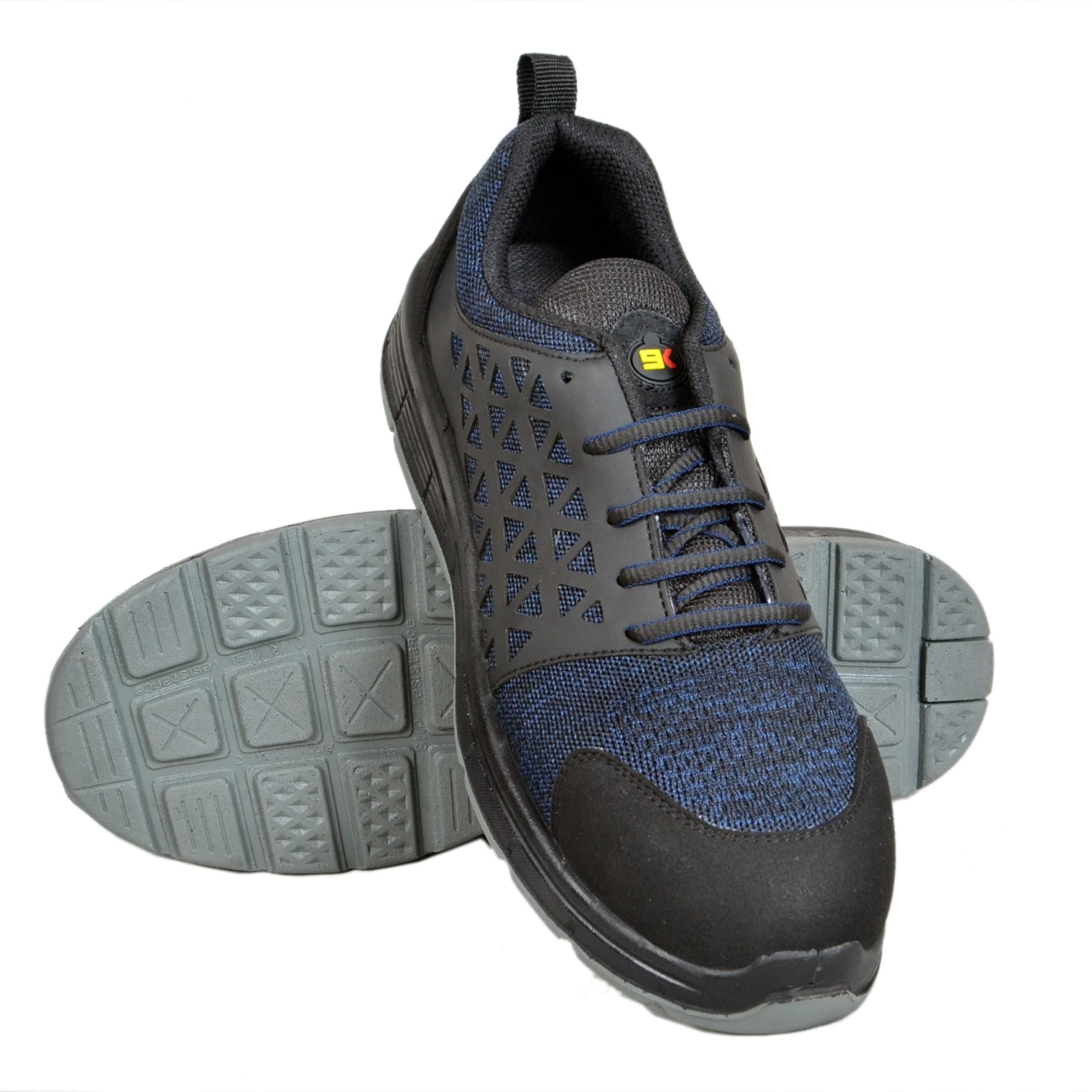 Cuban DD - Safety Shoe with 200J Impact Protection | Anti-Slip PU Sole,Beanbag PU Footbed Lightweight Polycarbonate Toe | Oil, Acid & Heat Resistant | Cushioned Comfort for All-Day Wear-image-9