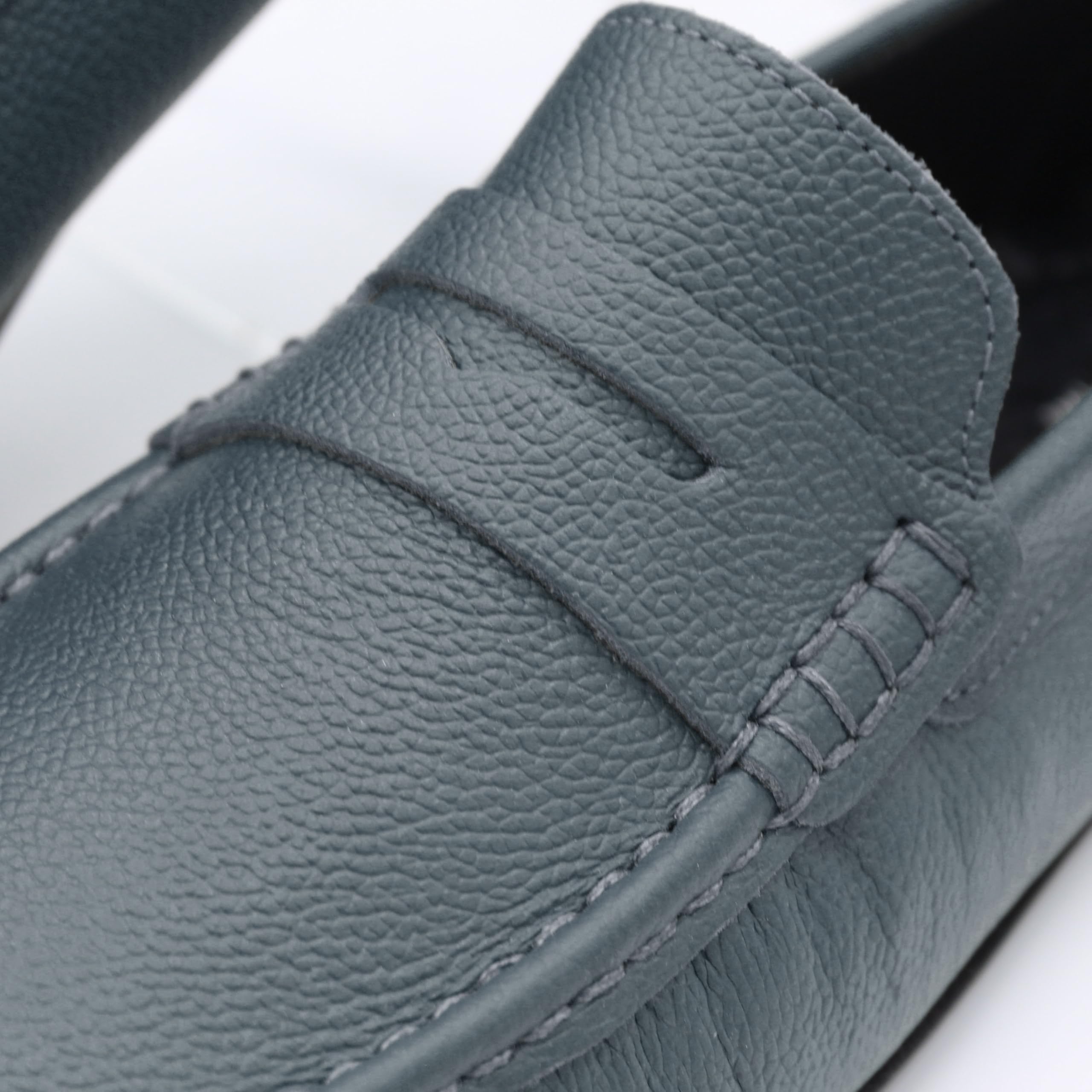 Zerimar mocasín clásico de Antifaz en Cuero de Vacuno, fabricación artesana, diseño práctico y Elegante, Zapato cómodo con Acabado Premium