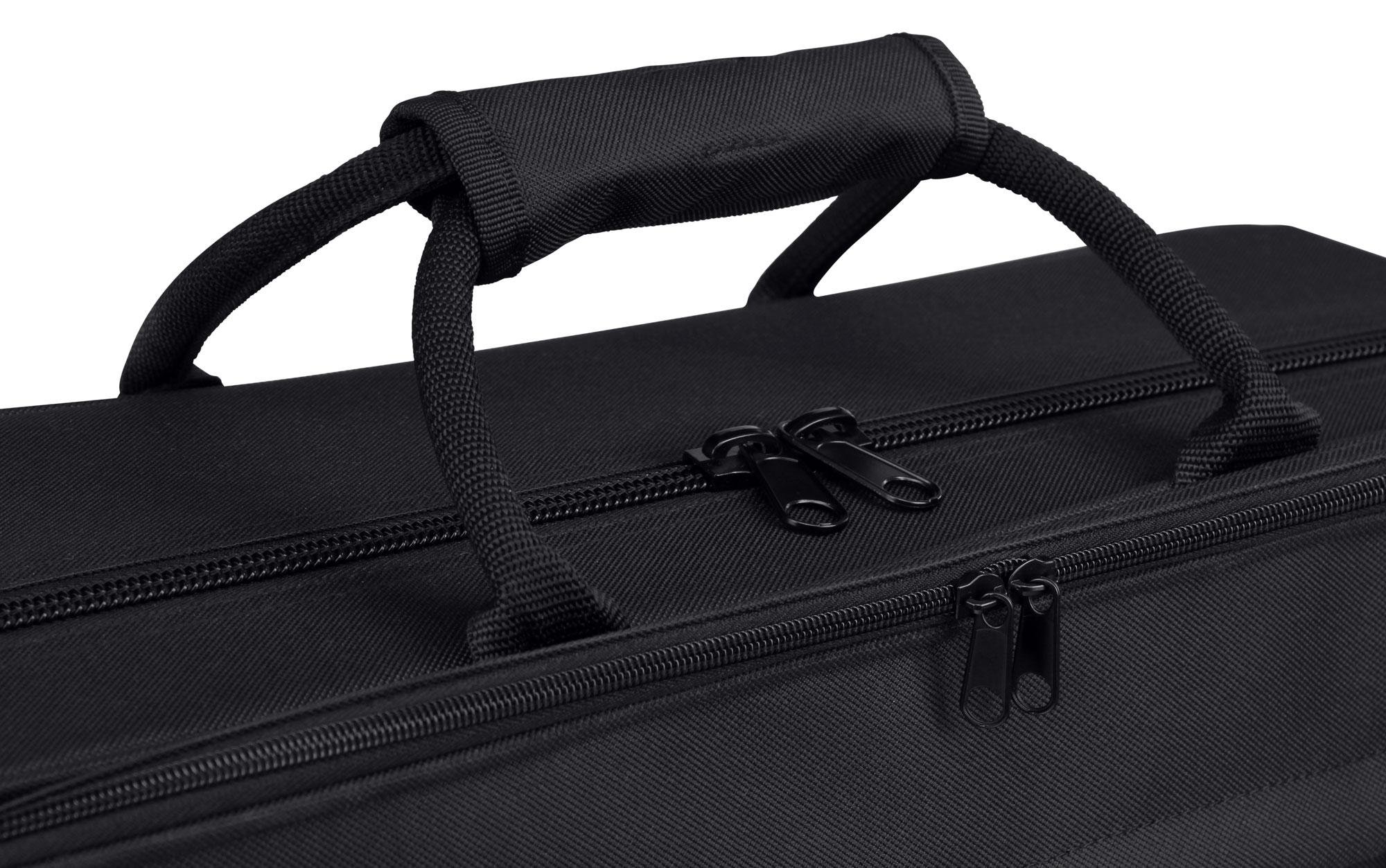 Housse Classic Cantabile TRB-2 pour 2 Trompettes (Étui léger pour trompettes jazz/pistons, grandes poches extérieures, fonction sac à dos) noir