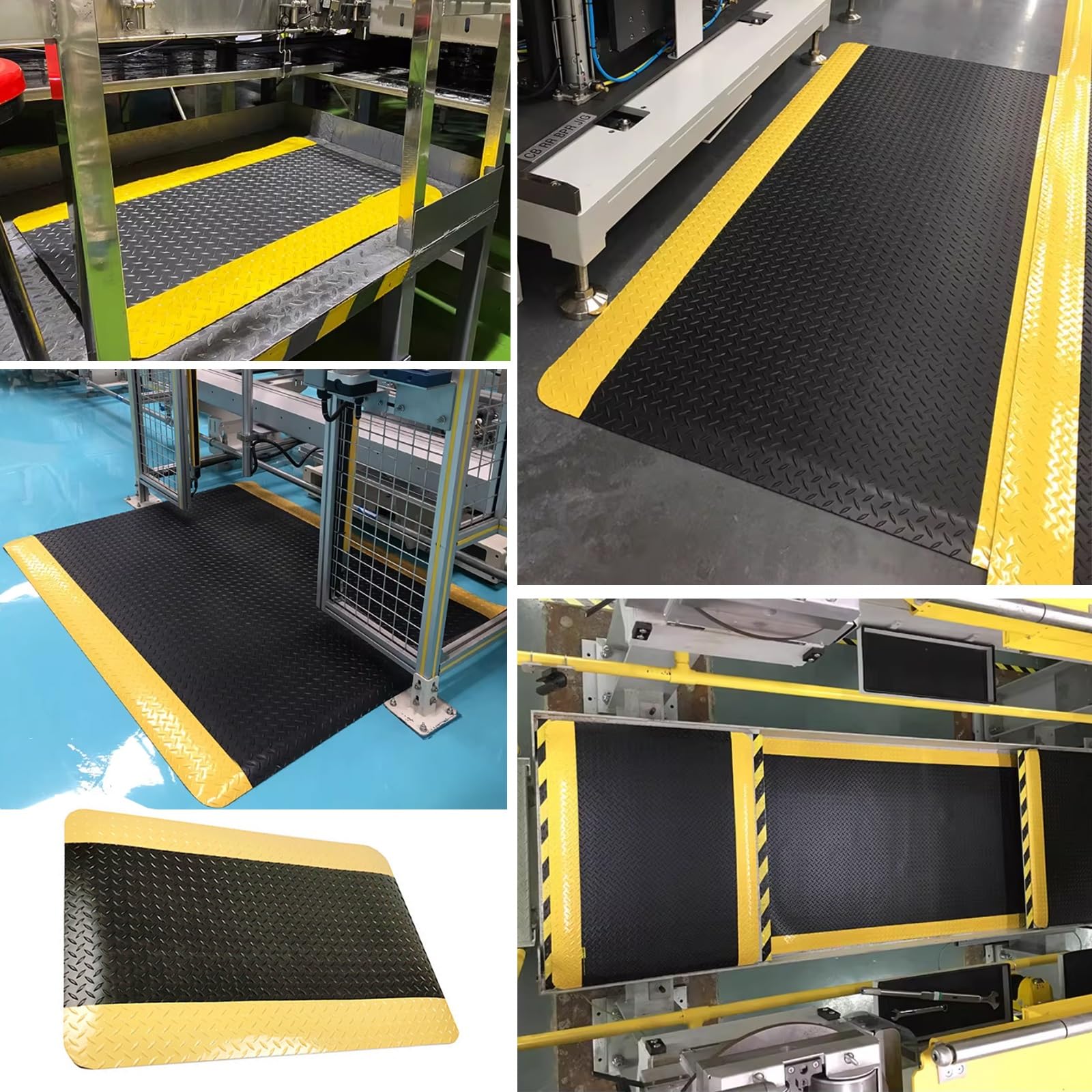 AMUFJJ Tappeto Antifatiga Tappetino da Scrivania in Piedi Anti-affaticamento Ergonomico, Cuscino per Tappetini Industriali sul Posto di Lavoro/Magazzini, Sala Attrezzi(28x44x(1 1/5)"/70x110x3cm)