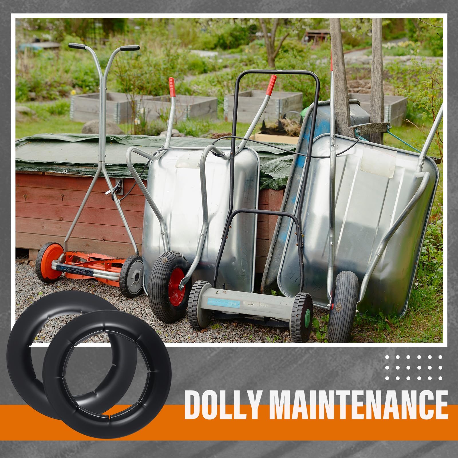 Blulu Push Nut Washers - Dolly Wheel Locks -7 Blulu Push Nut Washers - Dolly Wheel Locks -7