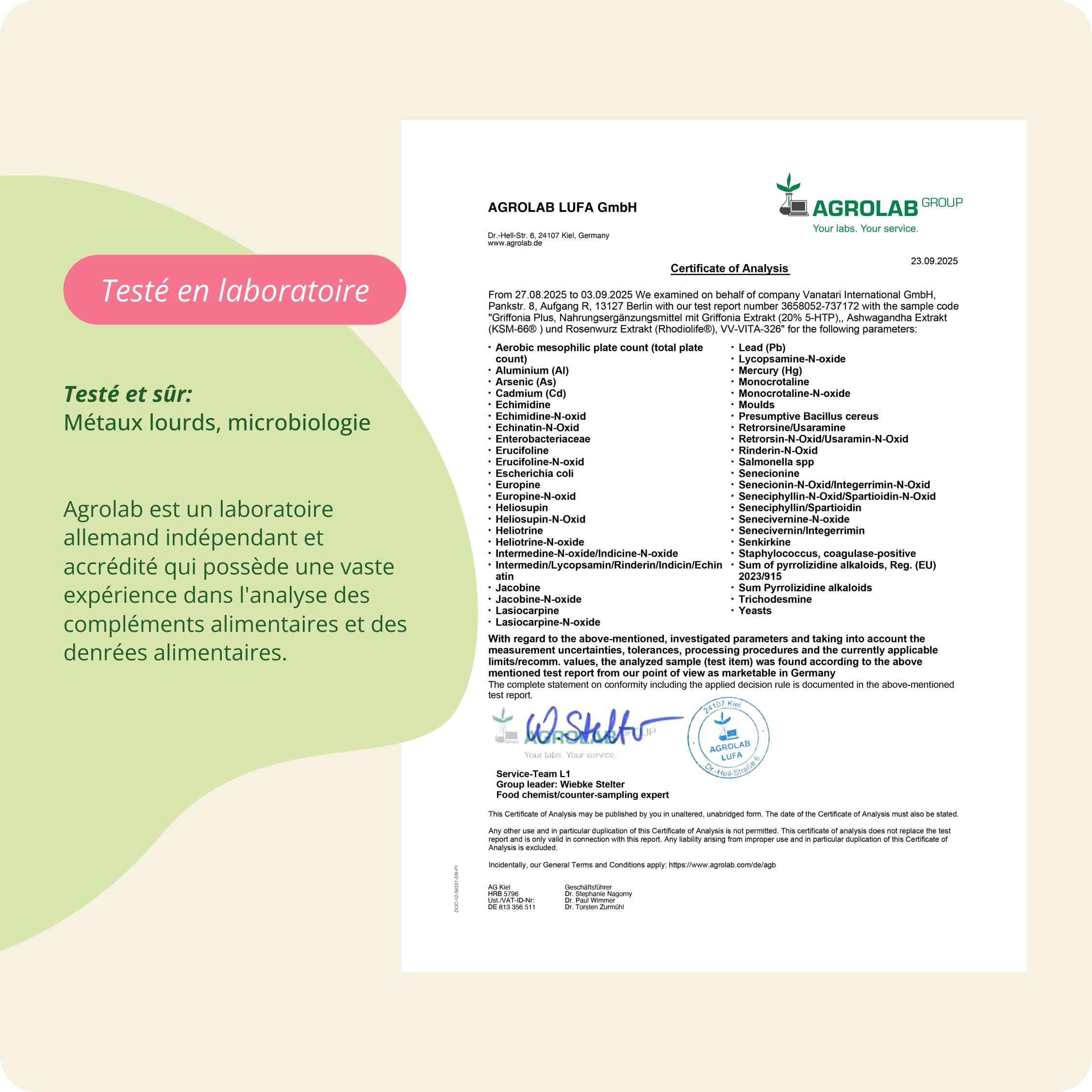 Vegavero 5-HTP GRIFFONIA 250 mg | Avec Ashwagandha KSM-66® BIO et Rhodiola Rosea | Sommeil et Détente | Rhodiolife® | Vegan & SANS ADDITIFS | 90 Gélules (3 mois)