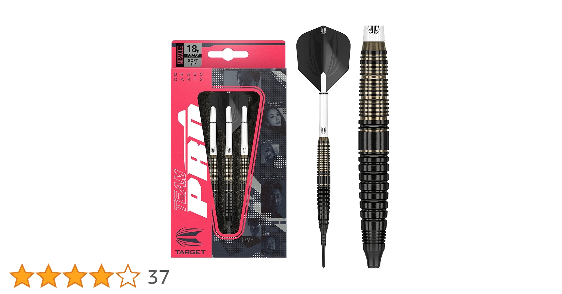 ダーツ大量set☆ Amazon | TEAM PRO シリーズ MIKURU SUZUKI BRASS 18G 2BA
