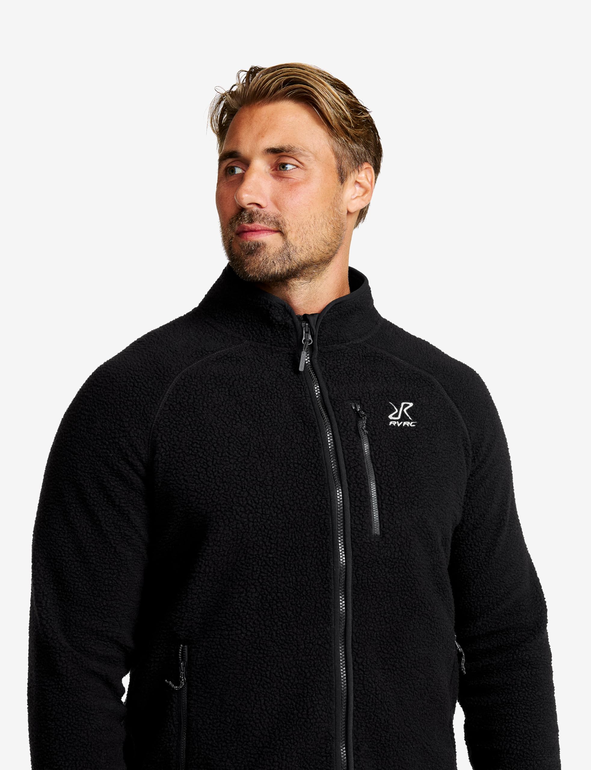 RevolutionRace Canyon Full-Zip Pile Fleece Meski, Polarowa kurtka outdoorowa, idealna do turystyki pieszej