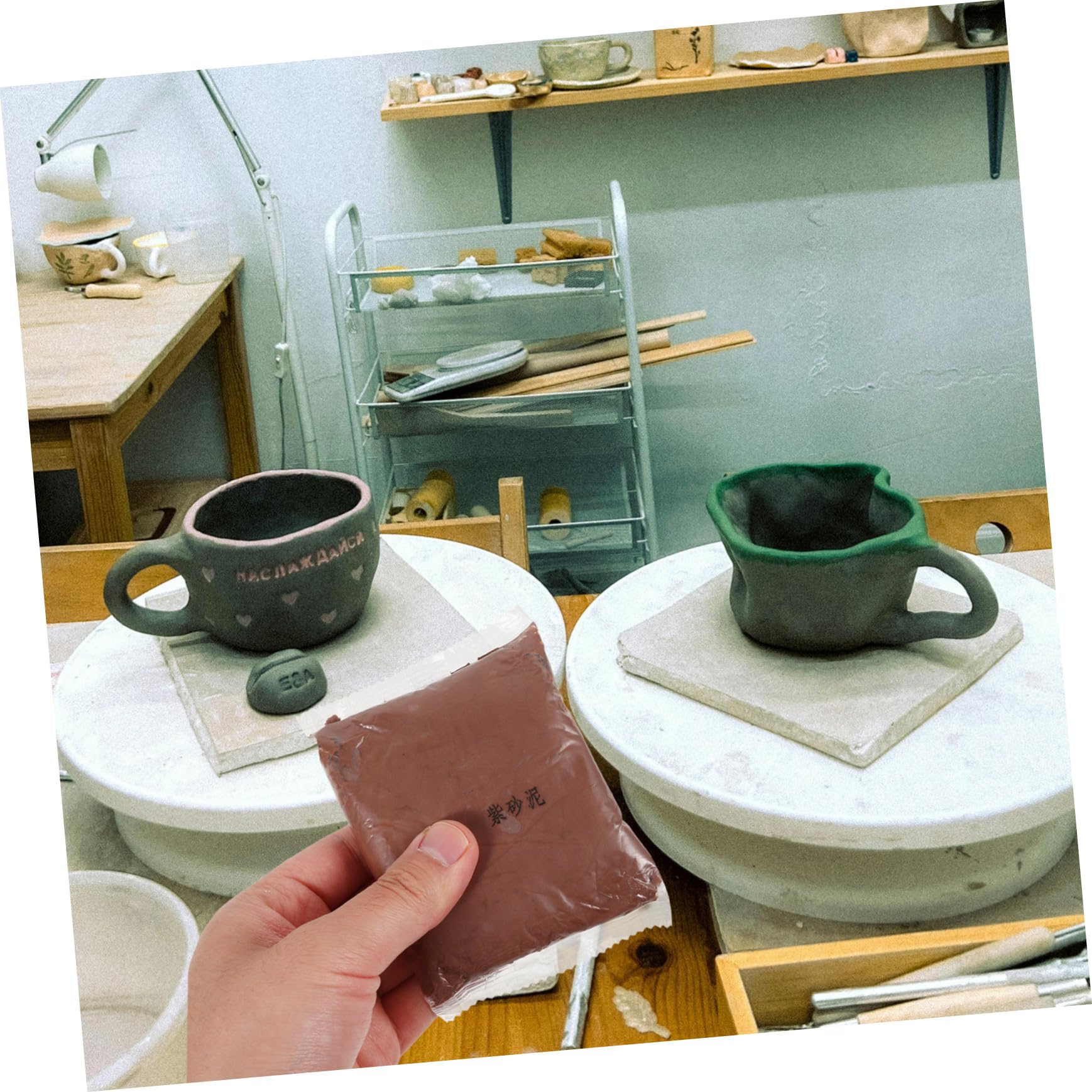 4sacs Set De Sachets Argile De Modelage Poterie Kit Créatif pour Sculptures Et Projets Artistiques Argile Autodurcissante