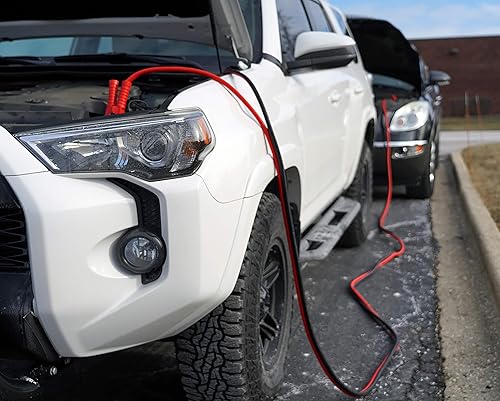 Miniatura 5 de Schumacher Calibre BC1 1, cable de refuerzo de 25 pies con clasificación 900A