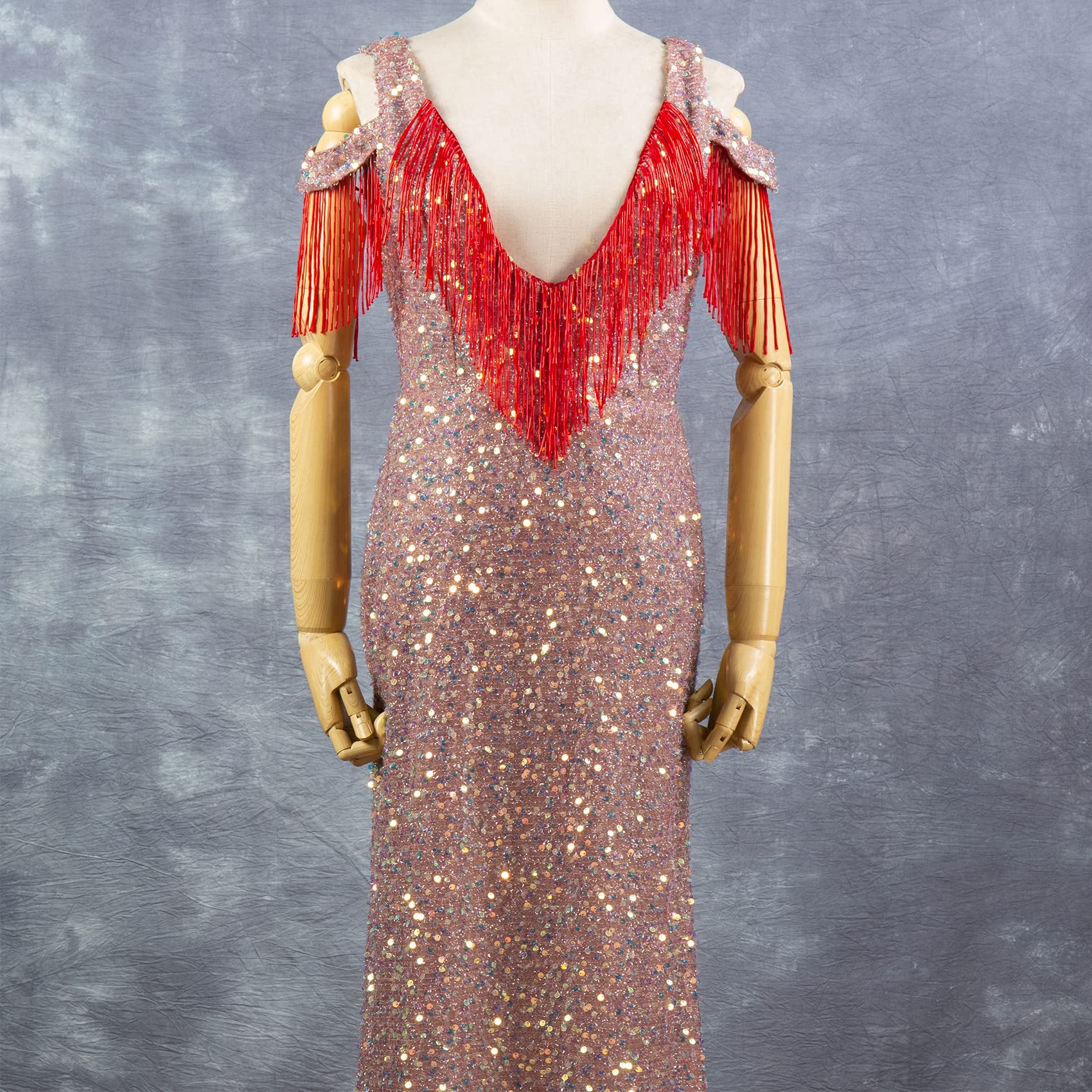 beaded fringe trim for dresses Dangling Beaded Fringe Trim | Multi-Color Beaded Fringe Trim