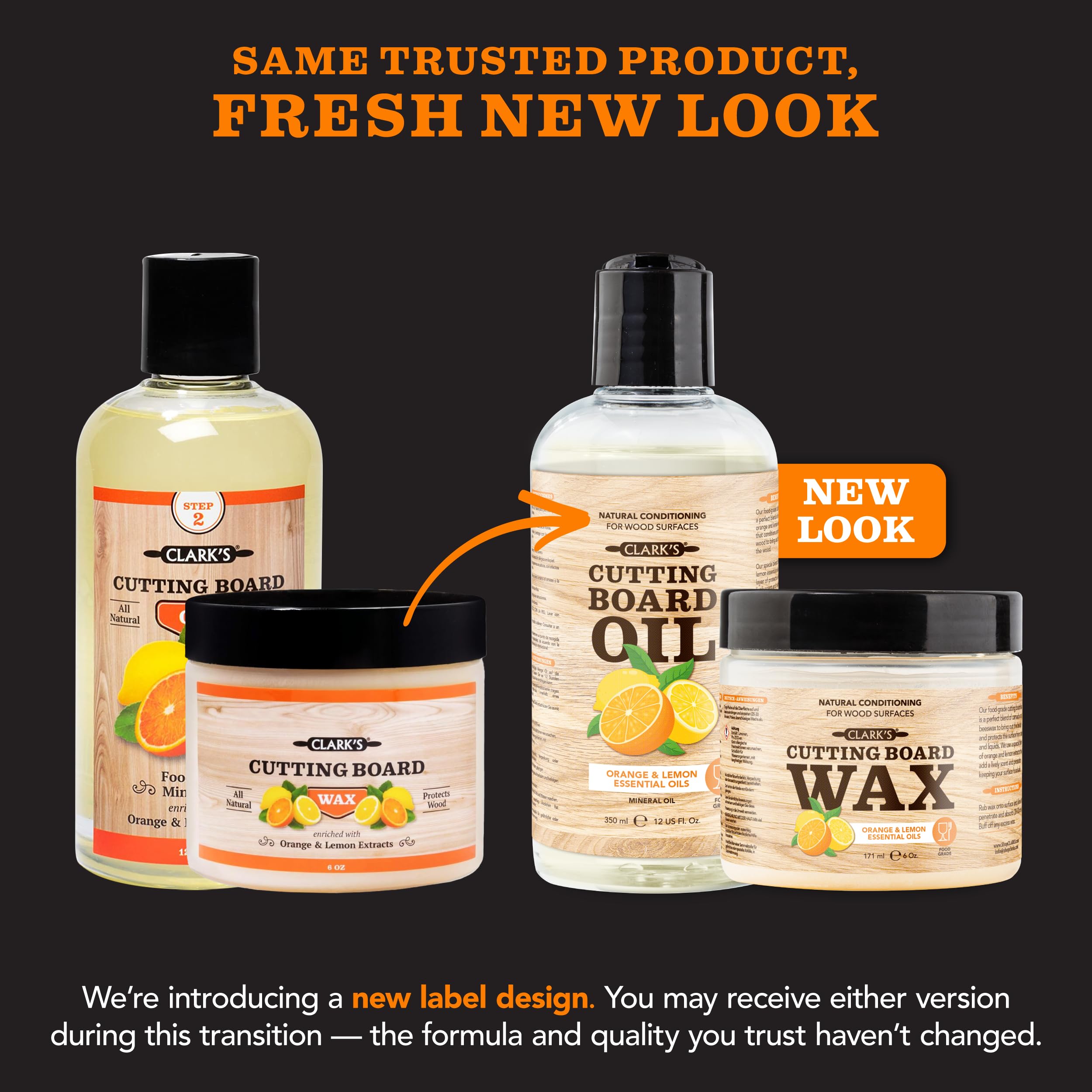 Amazon | CLARK'S 食品グレードのミネラルオイル(12オンス)とカルナバ