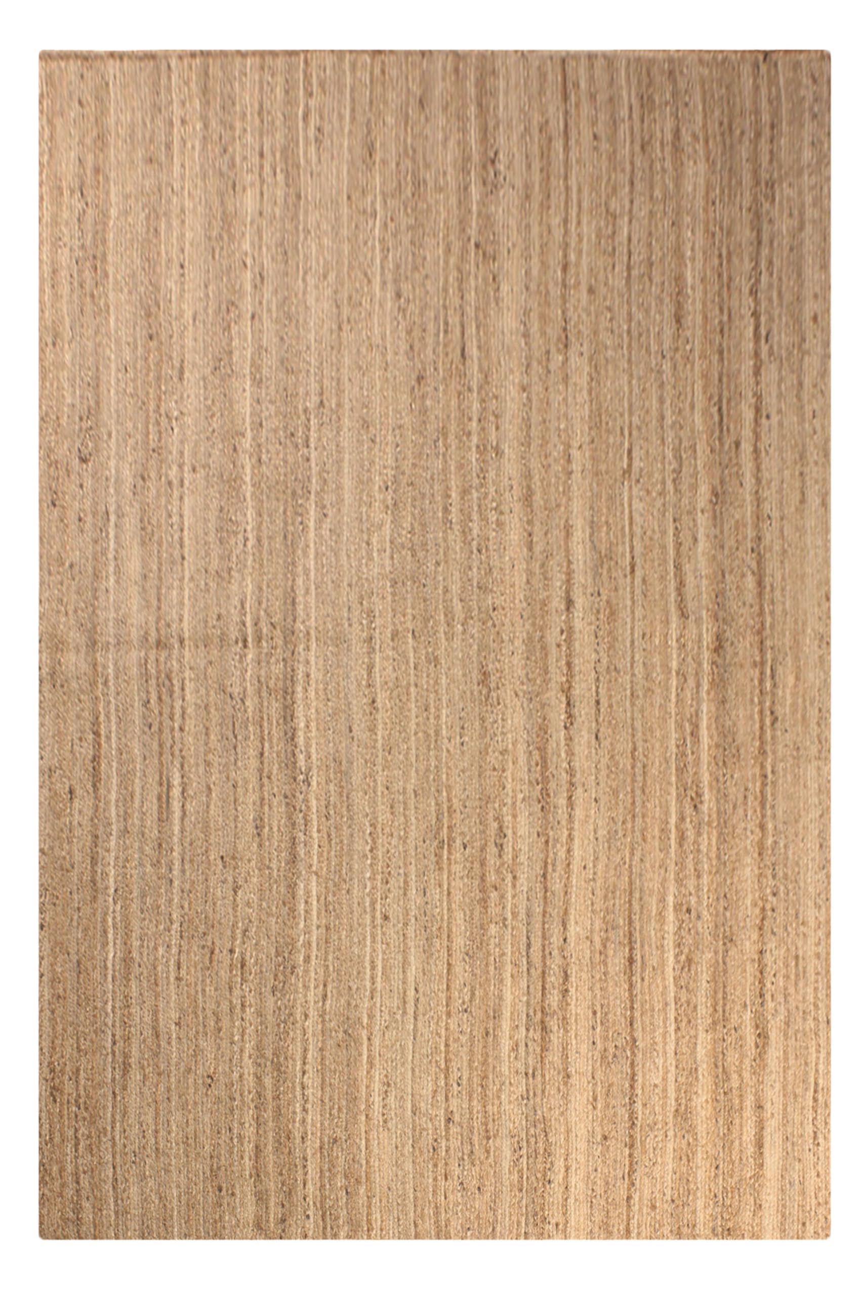 Tapis en jute de 0,7 cm d'épaisseur tissé à plat fait main 2,4x3,4 m