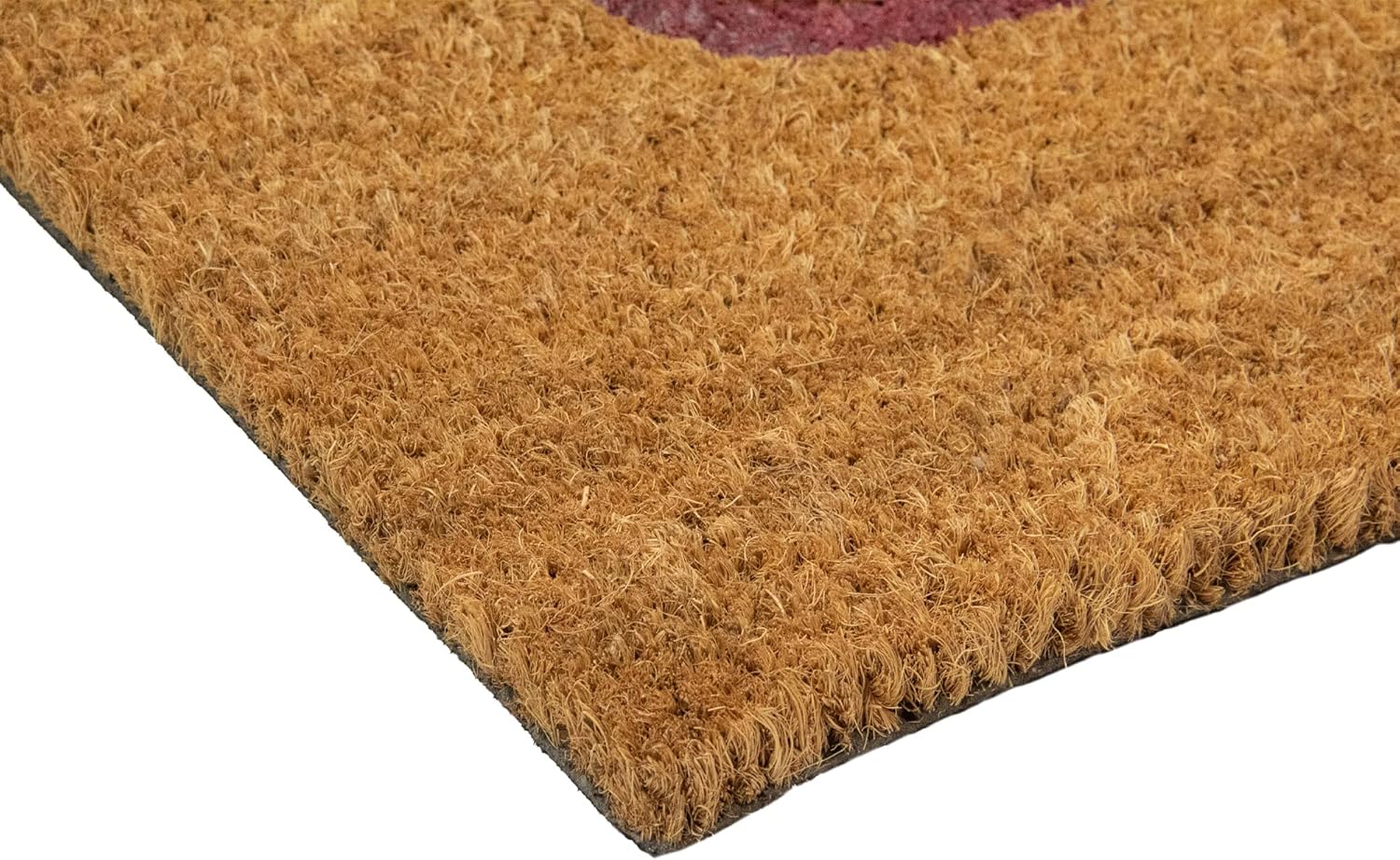 Northlight Natural Coir Smile Outdoor Rectangular Doormat 18" x 30"