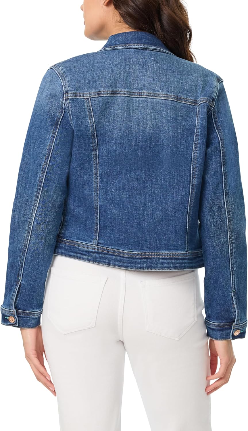 kensie Jeans for Women Forever Denim Outerwear Jacket, Small to X-Large