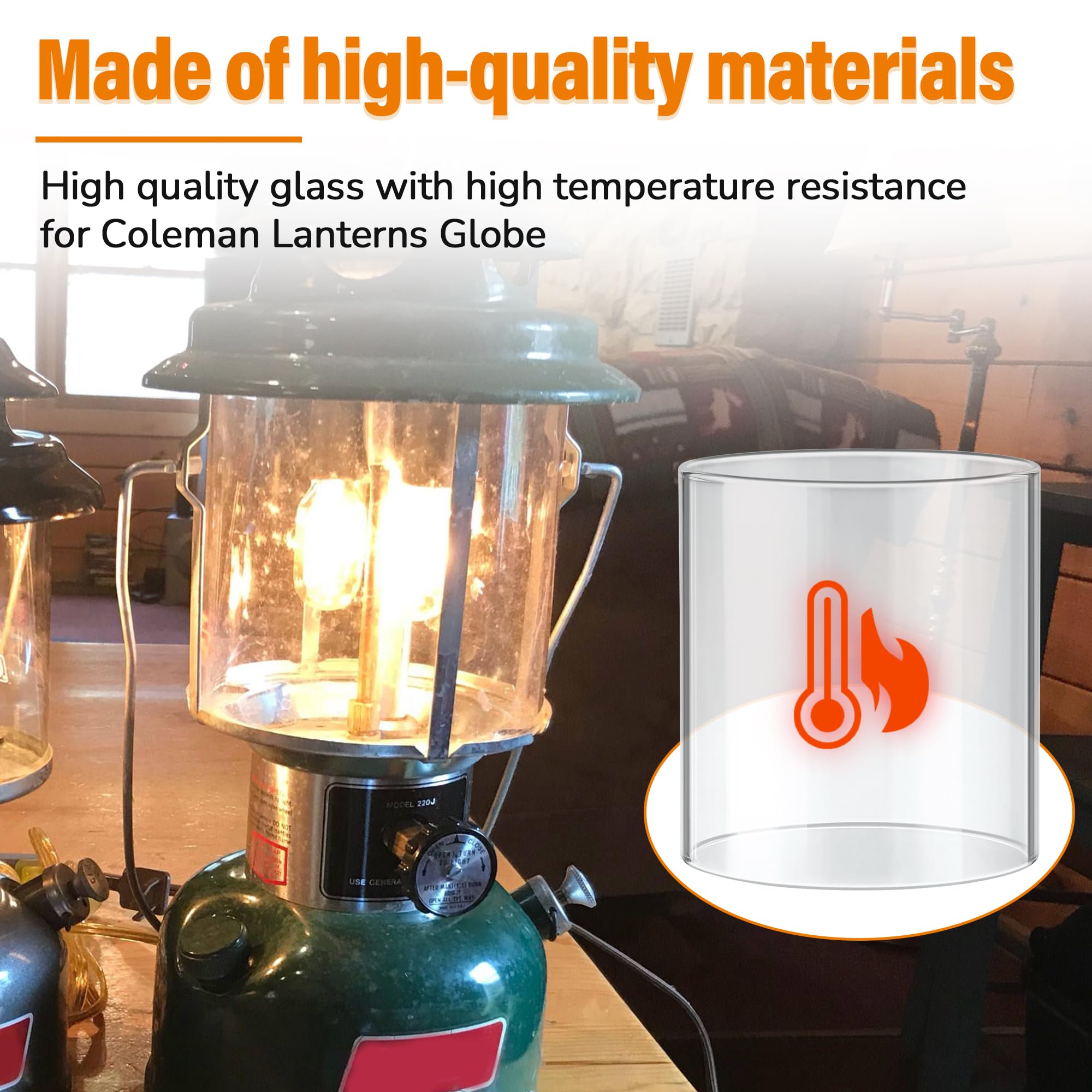 Amazon.com : SUNJIKA Lantern Glass Globe for Coleman Fueled