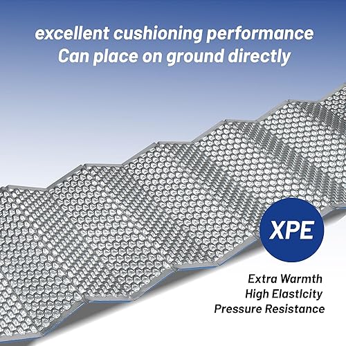 Miniatura 7 de Almohadilla de dormir de espuma para acampar Esterilla plegable ligera al aire libre Almohadilla de espuma de célula cerrada Esterilla de dormir