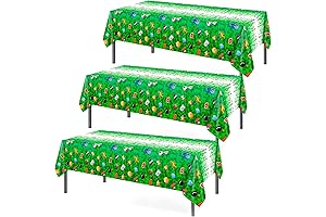 Pixel Miner Game Tablecloth for Exhilarating Minecraft Parties