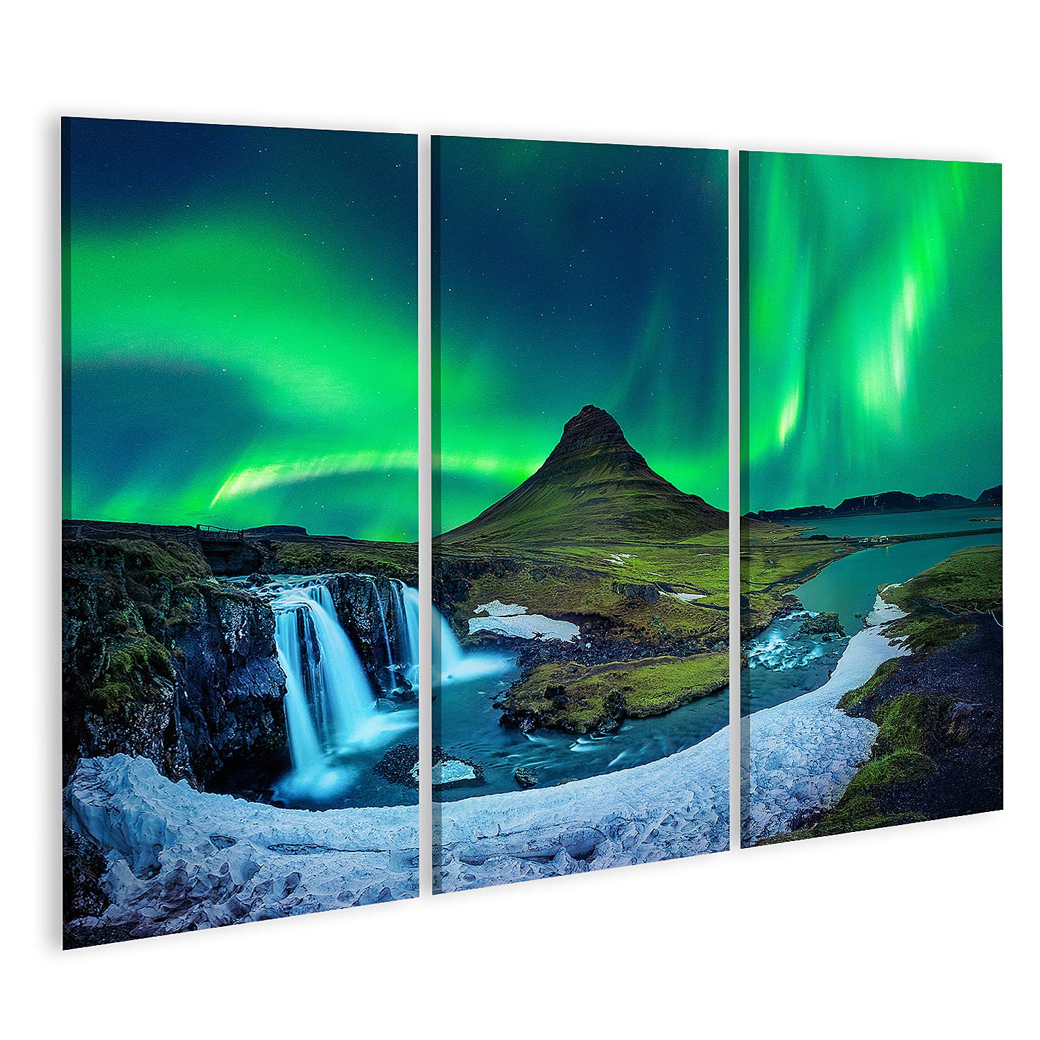 Natura Quadro su Tela Aurora boreale-Islanda Quadri Moderni Aurora boreale Stampa su tela-Poster