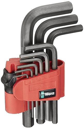 Wera 05021737001 Juego de llaves en L para 9509 BM N Metric