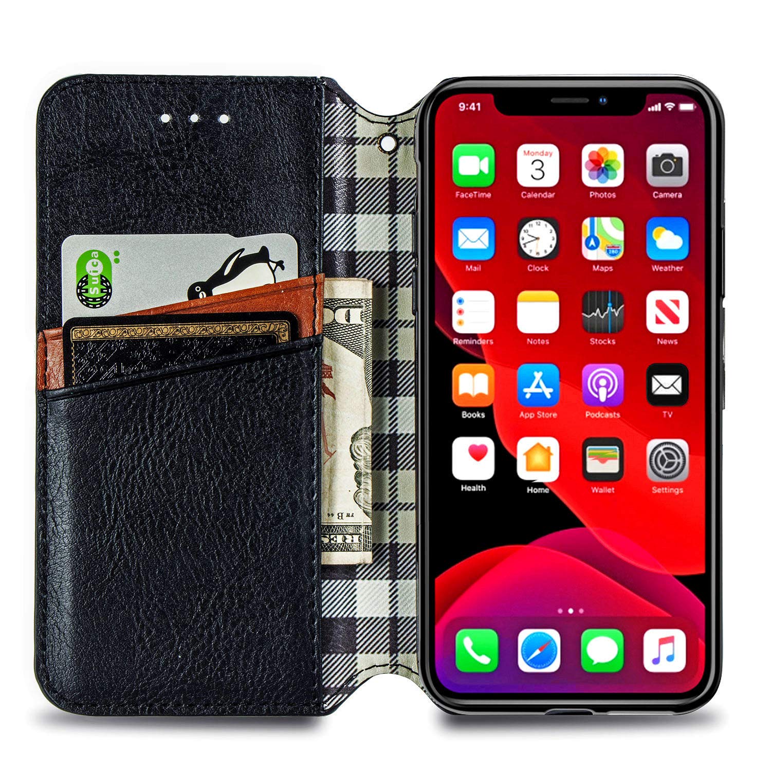 FMPCUON Cover per Xiaomi 13T/Xiaomi 13T Pro/Redmi K60 Ultra con vetro temperato,Custodia Pelle PU con [Slot Cart],Antiurto Cover a Libro Magnetica Portafoglio Folio Pelle Flip Protettiva CasozBlu