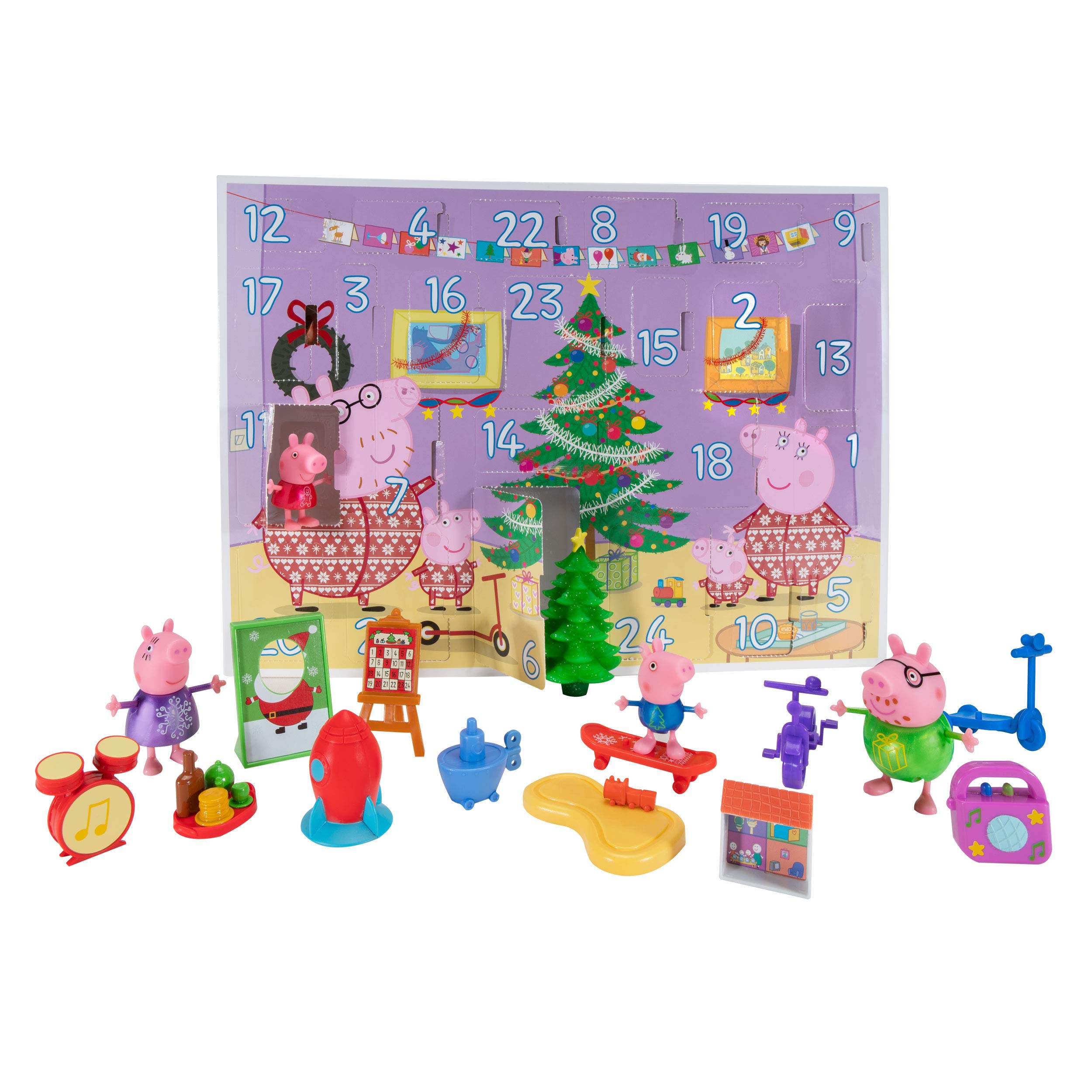 peppa pig christmas playset
