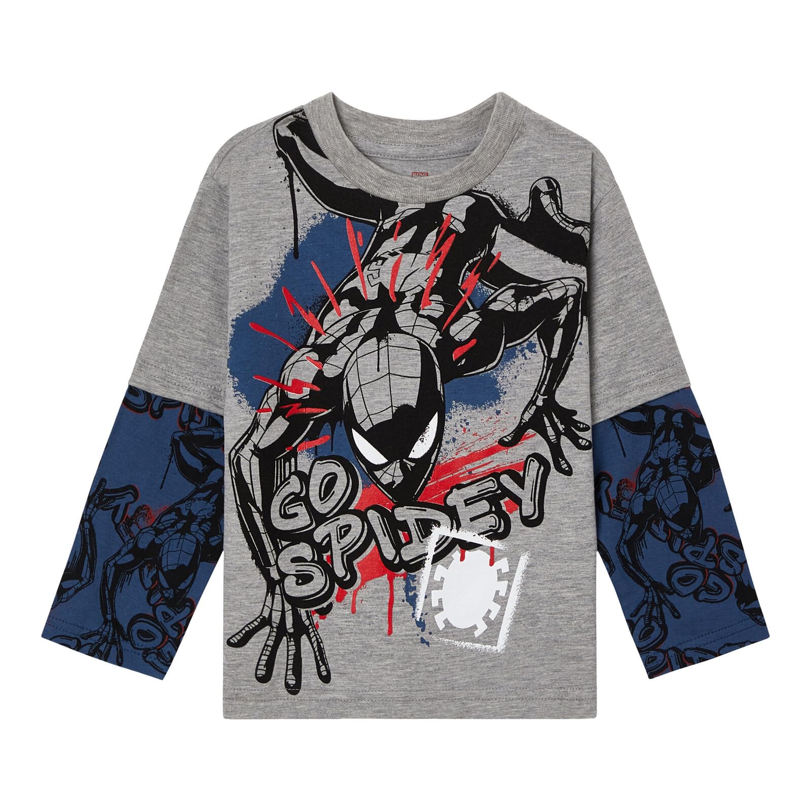 Marvel T-shirt i spodnie polarowe strój zestaw malucha do dużych dzieci rozmiary (2T - 14-16)