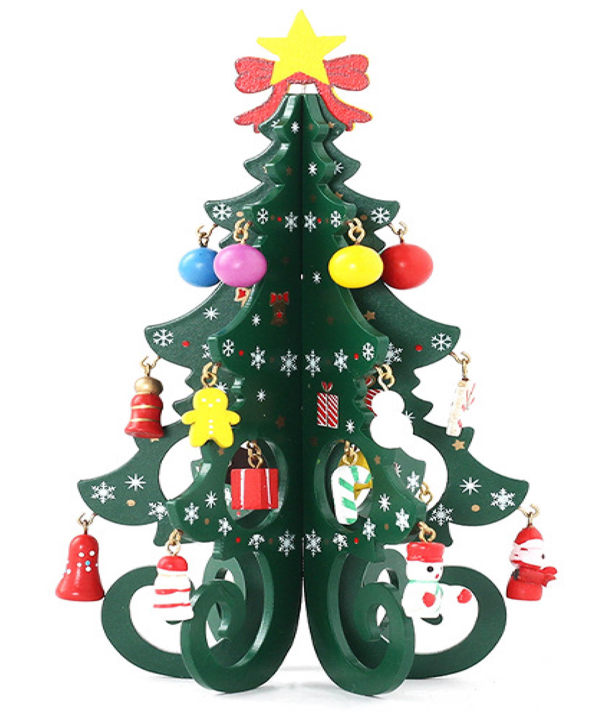 Amazon.co.jp: クリスマスツリー ミニツリー 卓上 立体型 ミニサイズ