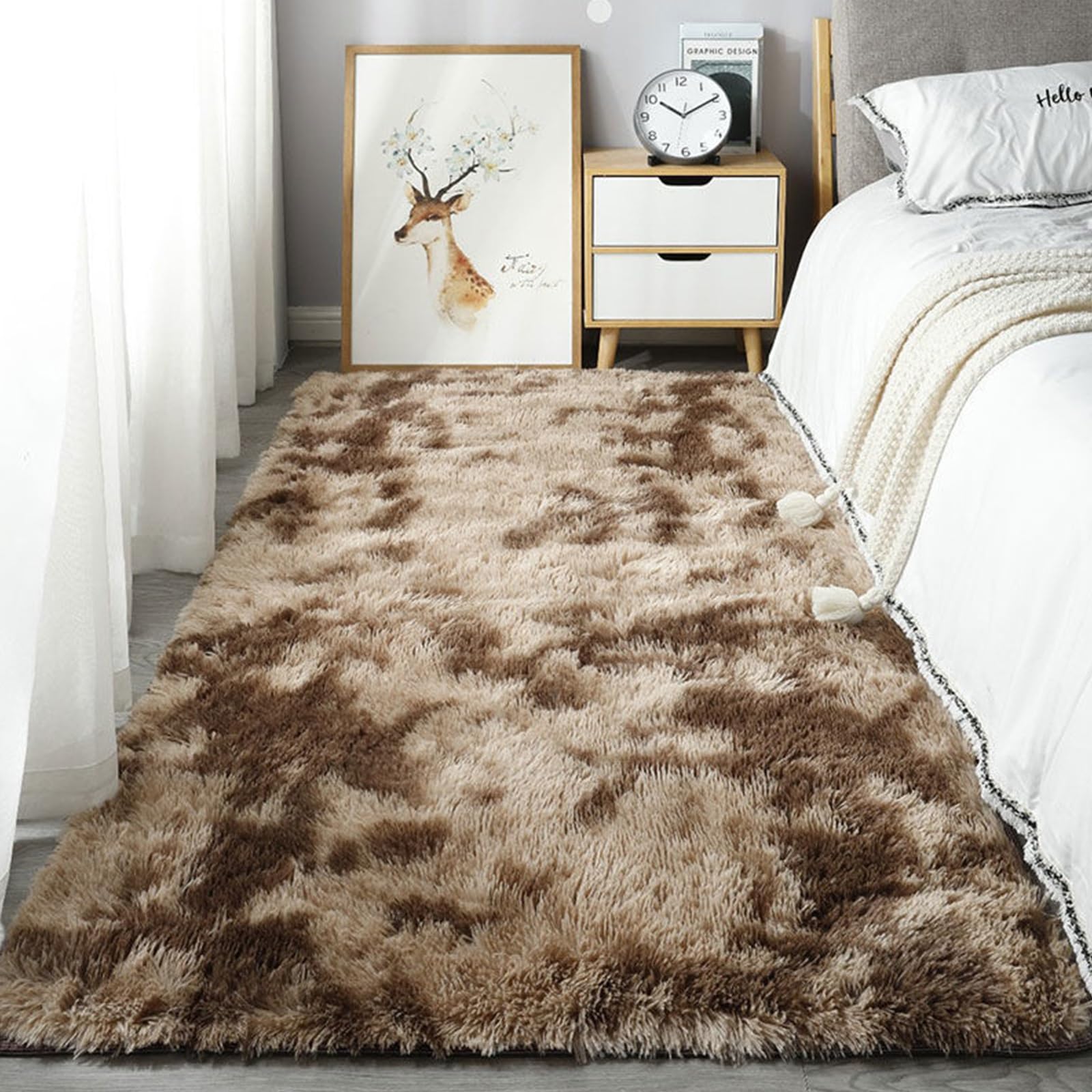 Tapis de salon antidérapant et lavable pour sécuriser et réchauffer vos sols