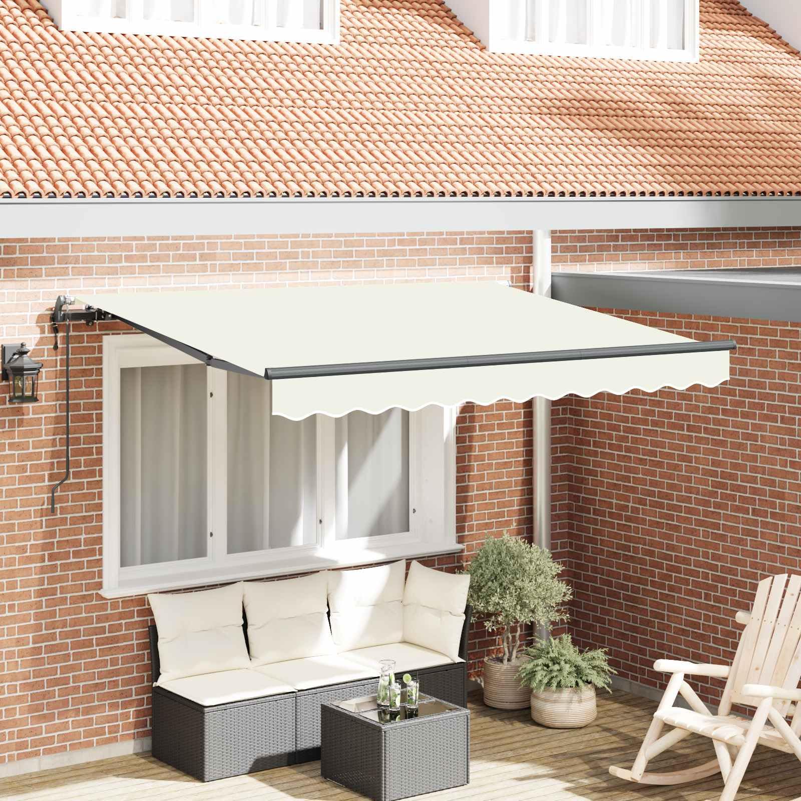Store banne rétractable de haute qualité avec cadre aluminium robuste 300x200