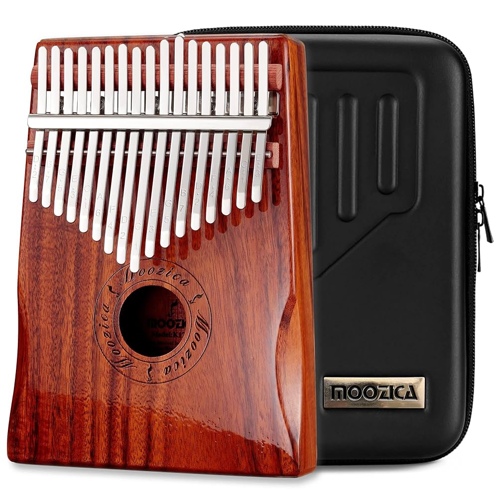 Mini Kalimba Thumb Piano, Solid Wood 8-key Finger Piano, Portable