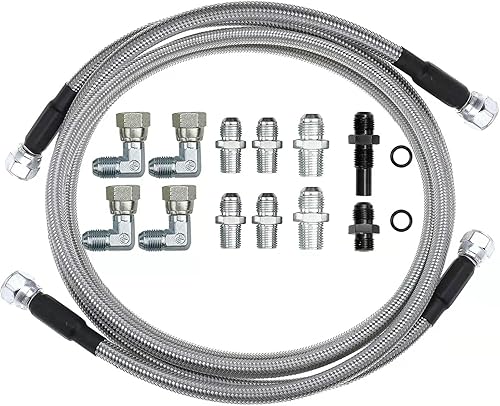 Kit de manguera de refrigeración de transmisión 6AN de 70 pulgadas para Ford GM Chevrolet 4L60E 4L65E 4L80E TH350 TH400 TR6060 Turbo