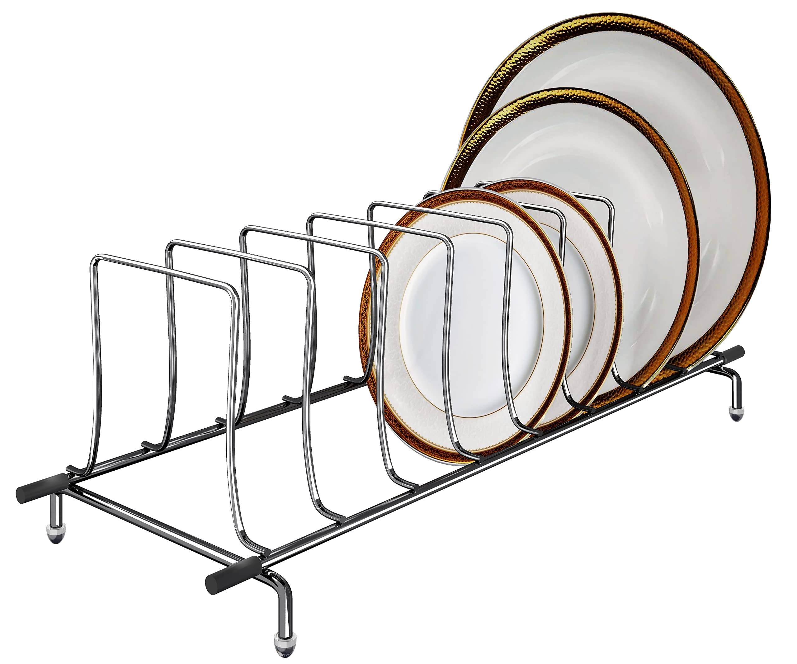 LEVON Stainless Steel Thali Rack - Dish Organizer -5