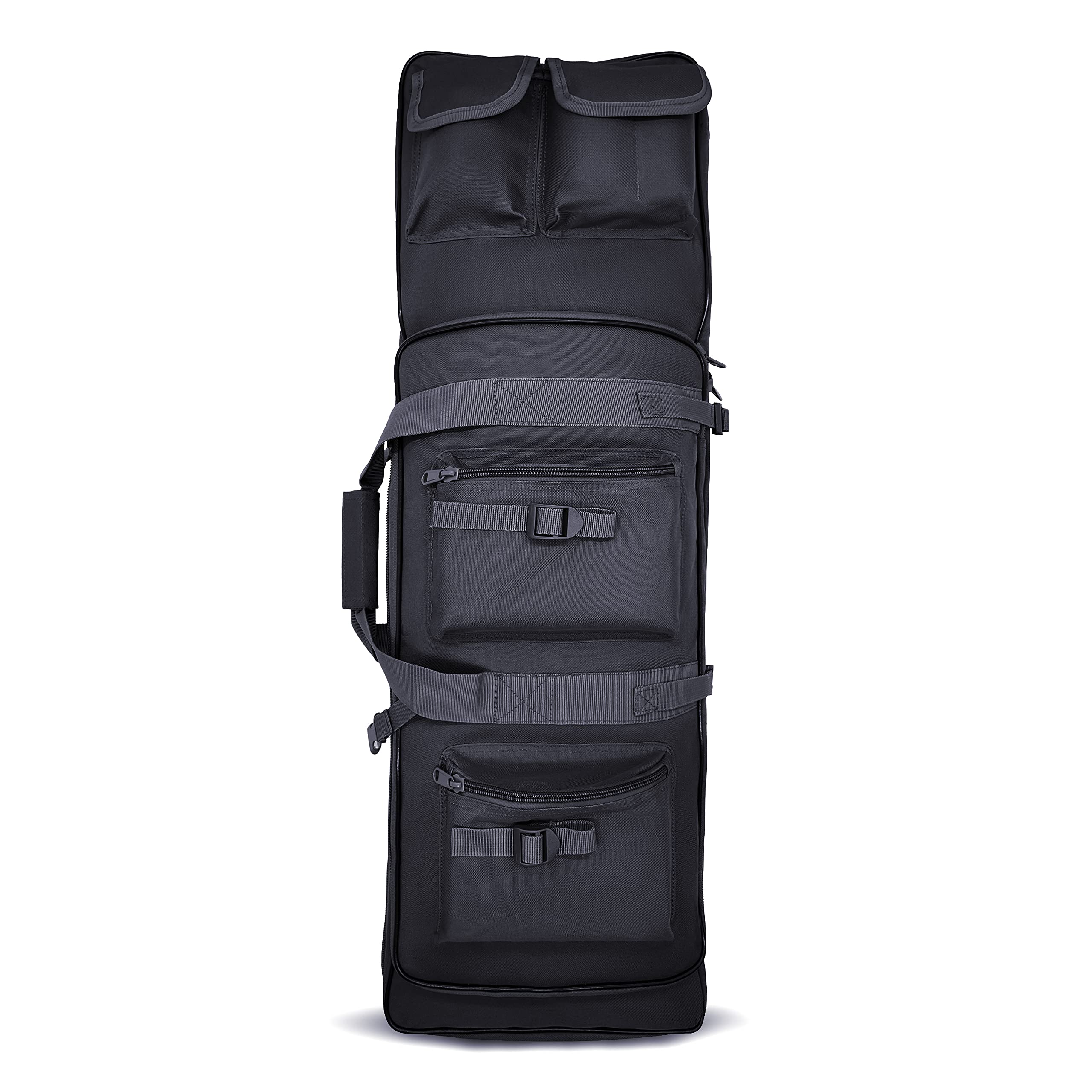 Alephnull Fodero Fucile da Caccia Custodia Fucile 120/100 / 85 cm Borsa per armi lunghe Custodia tattica Armi lunghe Zaino per fucile Custodia morbida per fucile