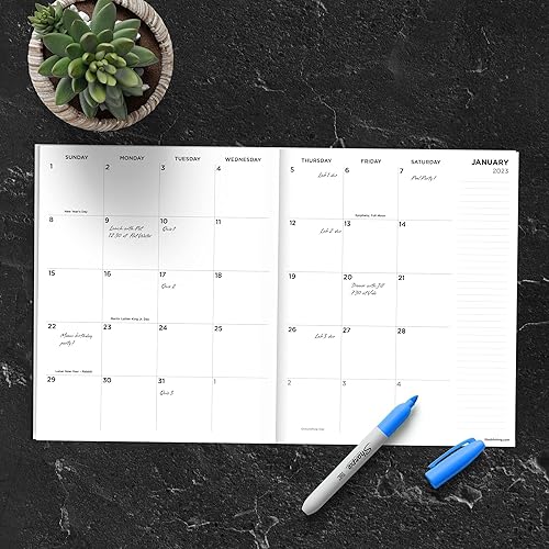 Miniatura 5 de TF PUBLISHING Agenda grande perfectamente planificada 2023 | Agenda diaria 2023 y agenda semanal 2023 calendarios, planificadores y organizadores |