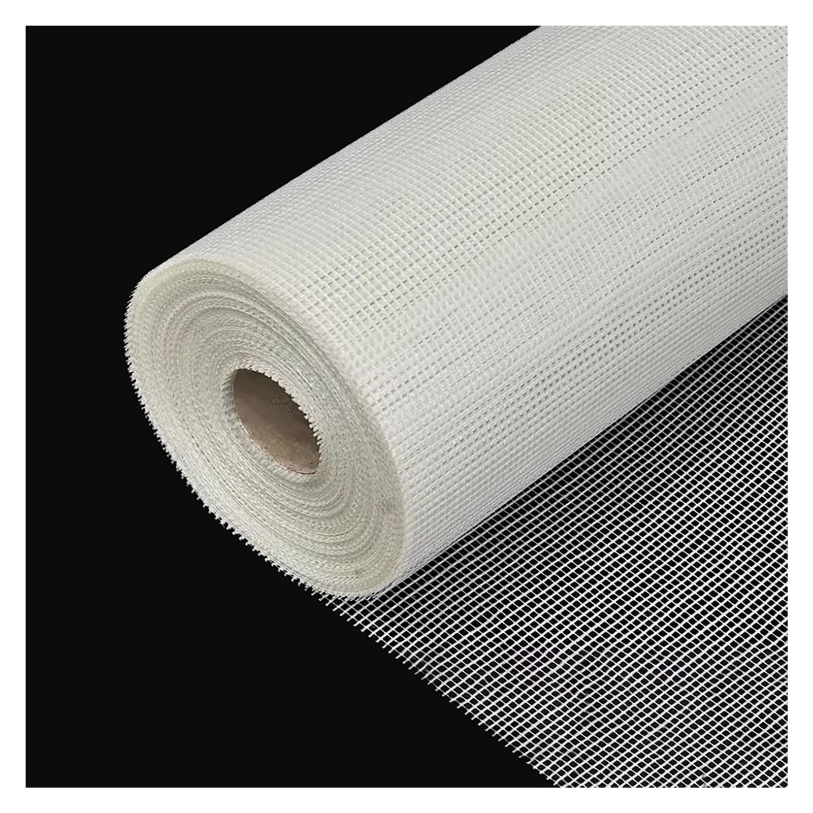 Rotolo di Rete in Fibra di Vetro - Rete per Intonaco Resistente agli Alcali per Rinforzo Pareti, Antifessurazione, Cappotto Esterno e Impermeabilizzazione Tetto(7mm/1x26 meters)