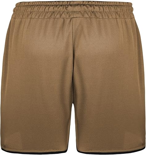 Miniatura 5 de FLYFIREFLY Pantalones cortos de entrenamiento de 4 pulgadas para hombre, de secado rápido, ligeros, para gimnasio, yoga