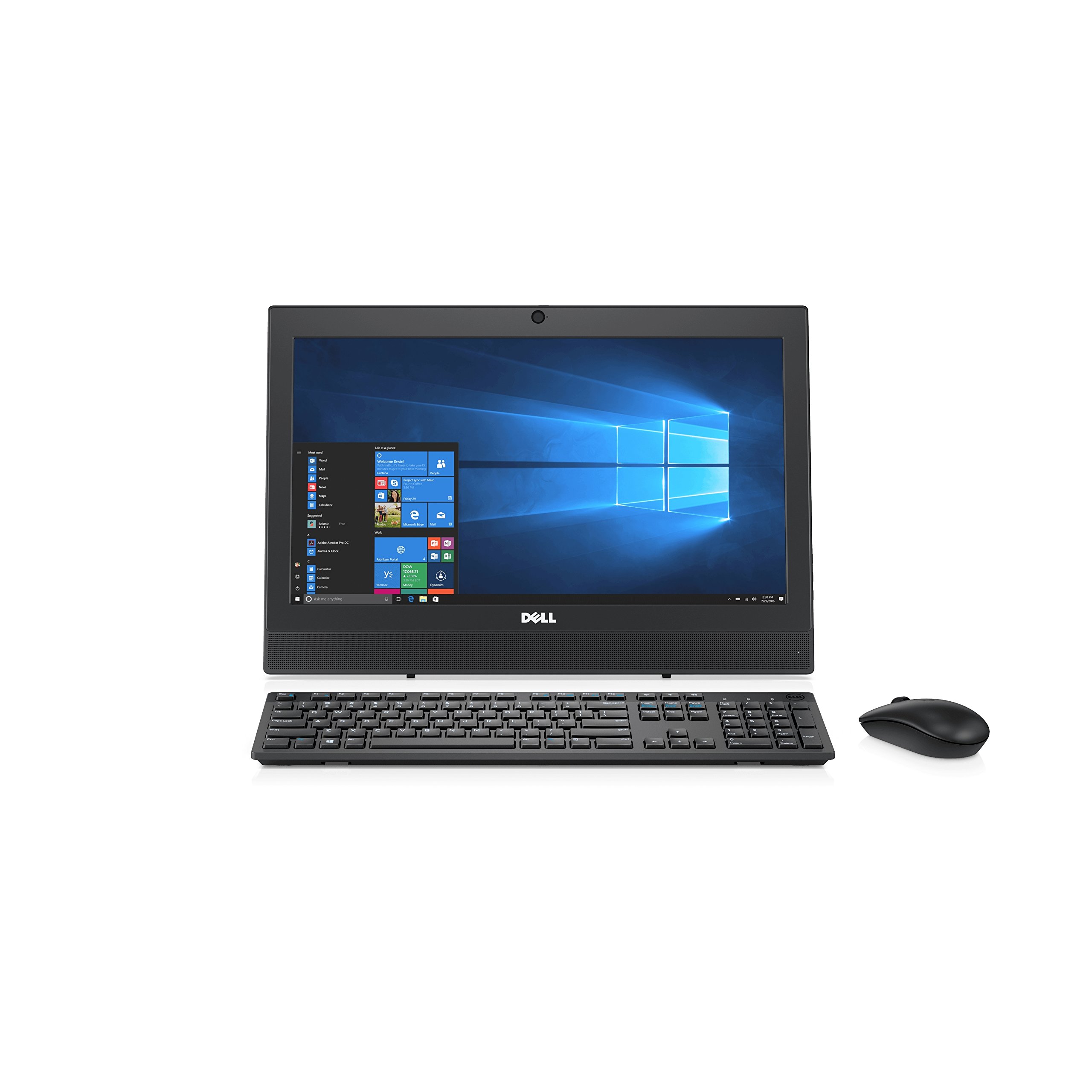 Dell Optiplex 3050 Intel Core i3-7100T X2 3.4GHz 4GB 500GB 19.5", Black (Certified Refurbished)