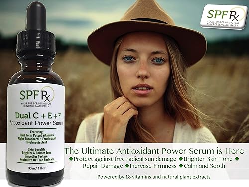 Miniatura 3 de Sérum SPF Rx Dual Vitamin CE Ferúlico antioxidante Power Serum  Mejor para tensar la piel la cara anti winkle  Soluciones cosméticas para una piel