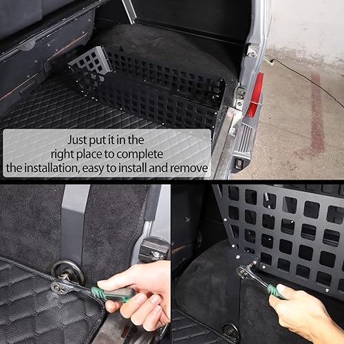 Miniatura 3 de HAPPYHORSE para Mercede-s-Ben-z Clase G W463 G63 G65 G55 G500 G550 G350d 2004-2018 Car Trunk Right Caja de almacenamiento Accesorios