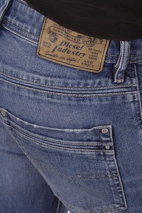 Jeans Diesel Keever Homme Taille 36W/32L – Coupe Slim, Bleu, état Très Bon