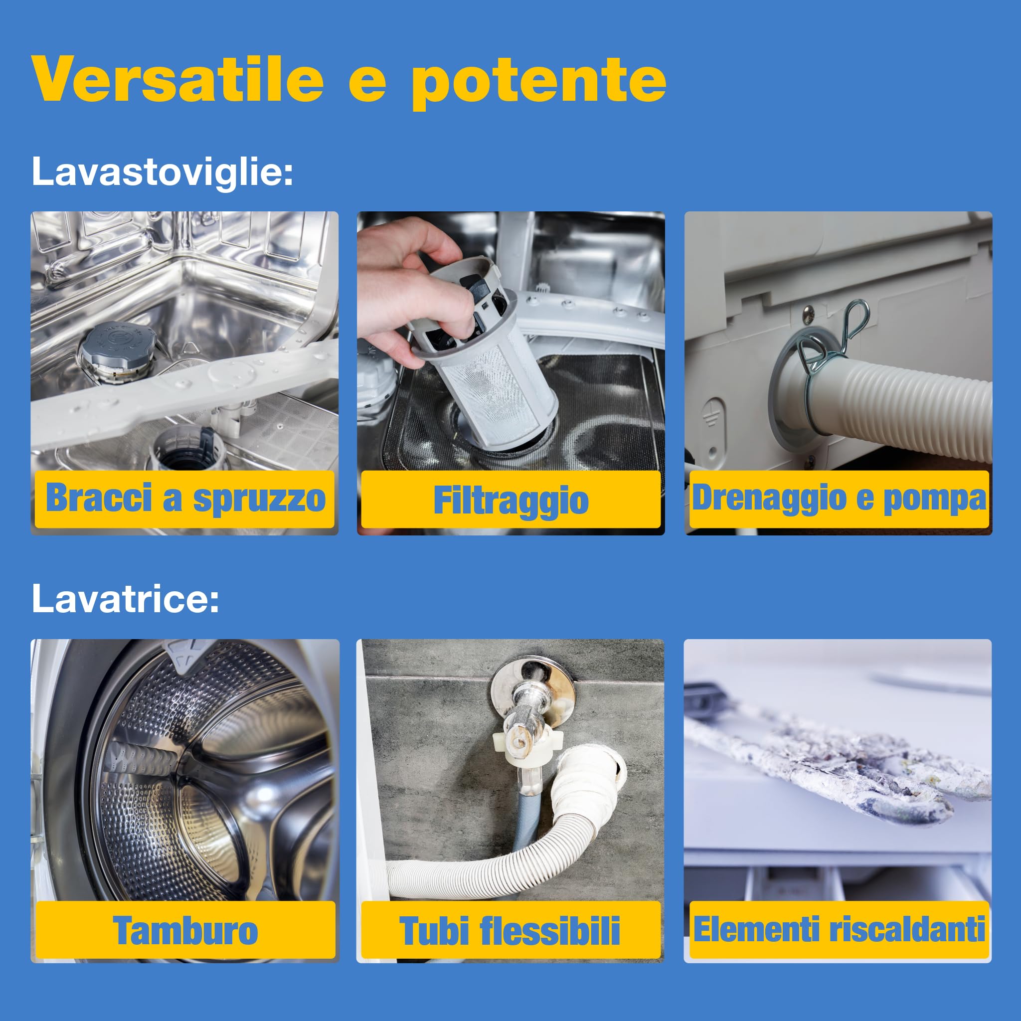 bio-chem Detergente per lavatrici e lavastoviglie 6L | Trattamento completo per lavatrice e lavastoviglie – igiene ottimale, senza coloranti, compatibile con tutti i materiali