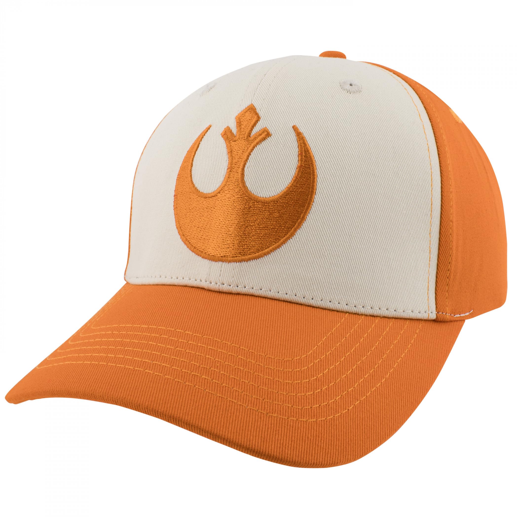 Berkshire Fashions Men's Multicolour Star Wars Rebel Alliance Logo Orange Colorway Snapback Hat
