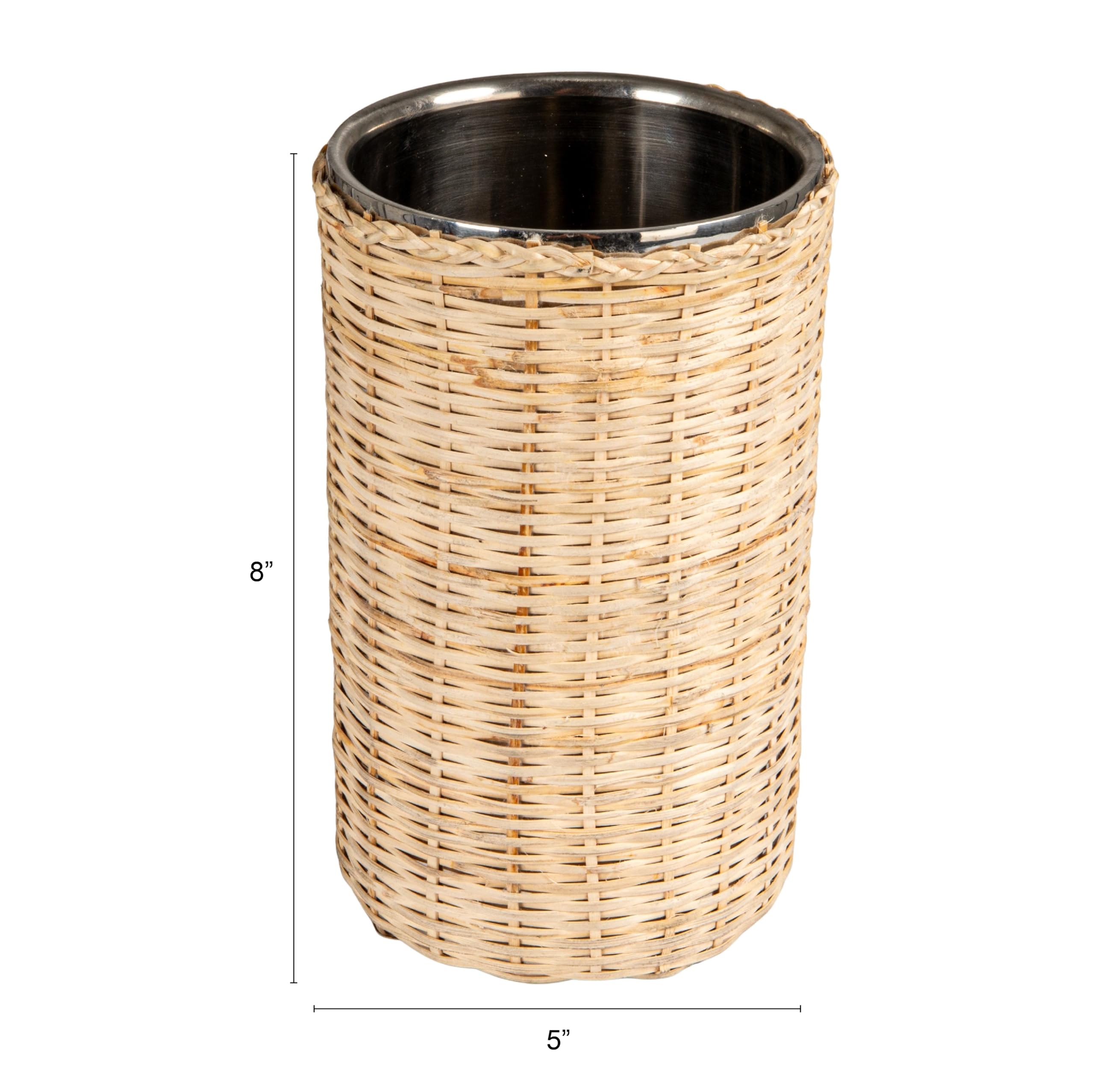 ???? Yamako Shiraki Cold Sake Cooler, Width 8.9 x Depth 4.7 x Height 3.9 inches (225 x 120 x 100 mm)