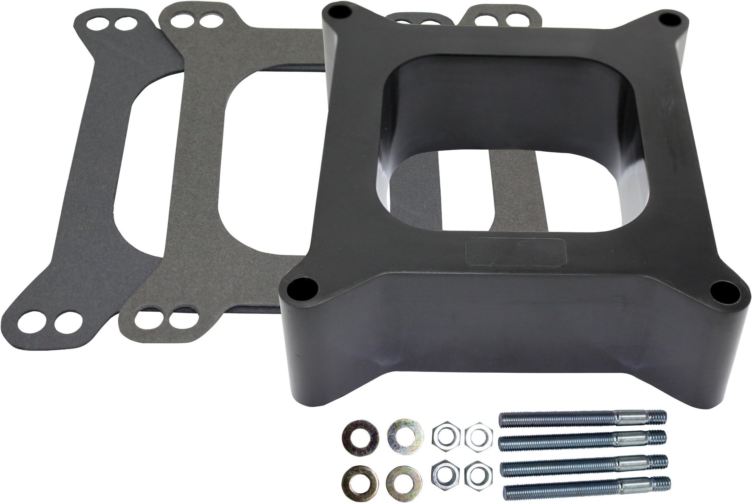 Mota Performance A40238 Carburetor Spacer Kit Open Plenum, 2" - Phenolic Resin