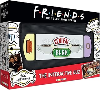 TOMY Games Friends the Interactive Quiz Game, Friends TV Series, Friends Quiz, Adult Game, Friends TV Show, Interactive Games, Suitable for Adults and Teenager 14 years+, Multicoloured, T73292