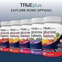 Vista 7 de TRUEplus® Tabletas de Glucosa, Sabor Frambuesa - 50