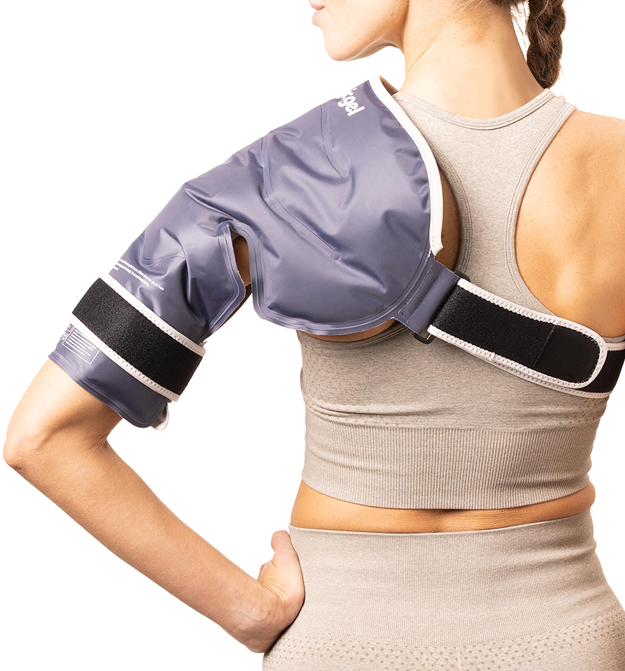 Magic Gel Shoulder Ice Pack Wrap - Reusable and Adjustable Arm Sling for Cold Shoulders