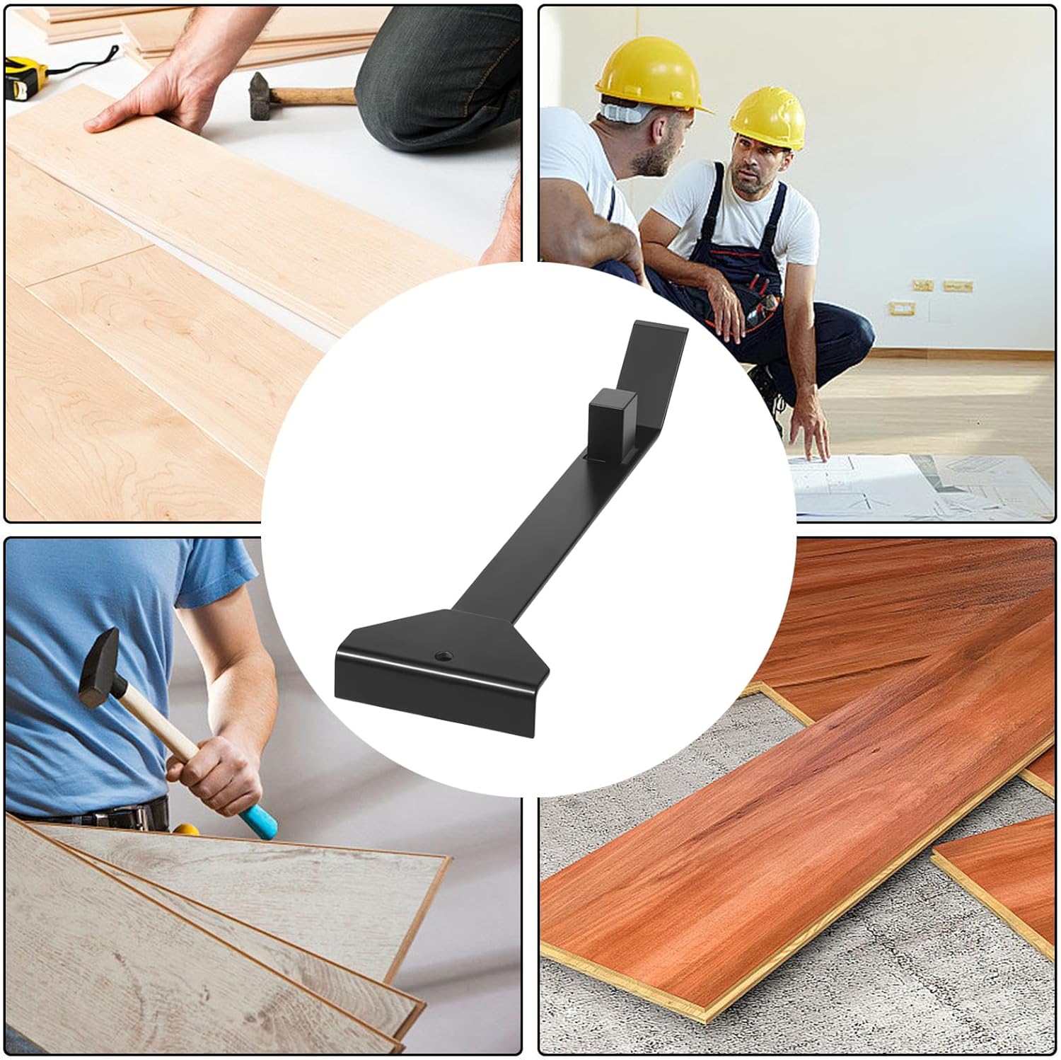 Pull Bar for Laminate Flooring,Flooring Installation Pry Tool,Laminate Lifting Pry Bar - for Home Industry Office Commercial Balcony Garage Bedroom Living Room