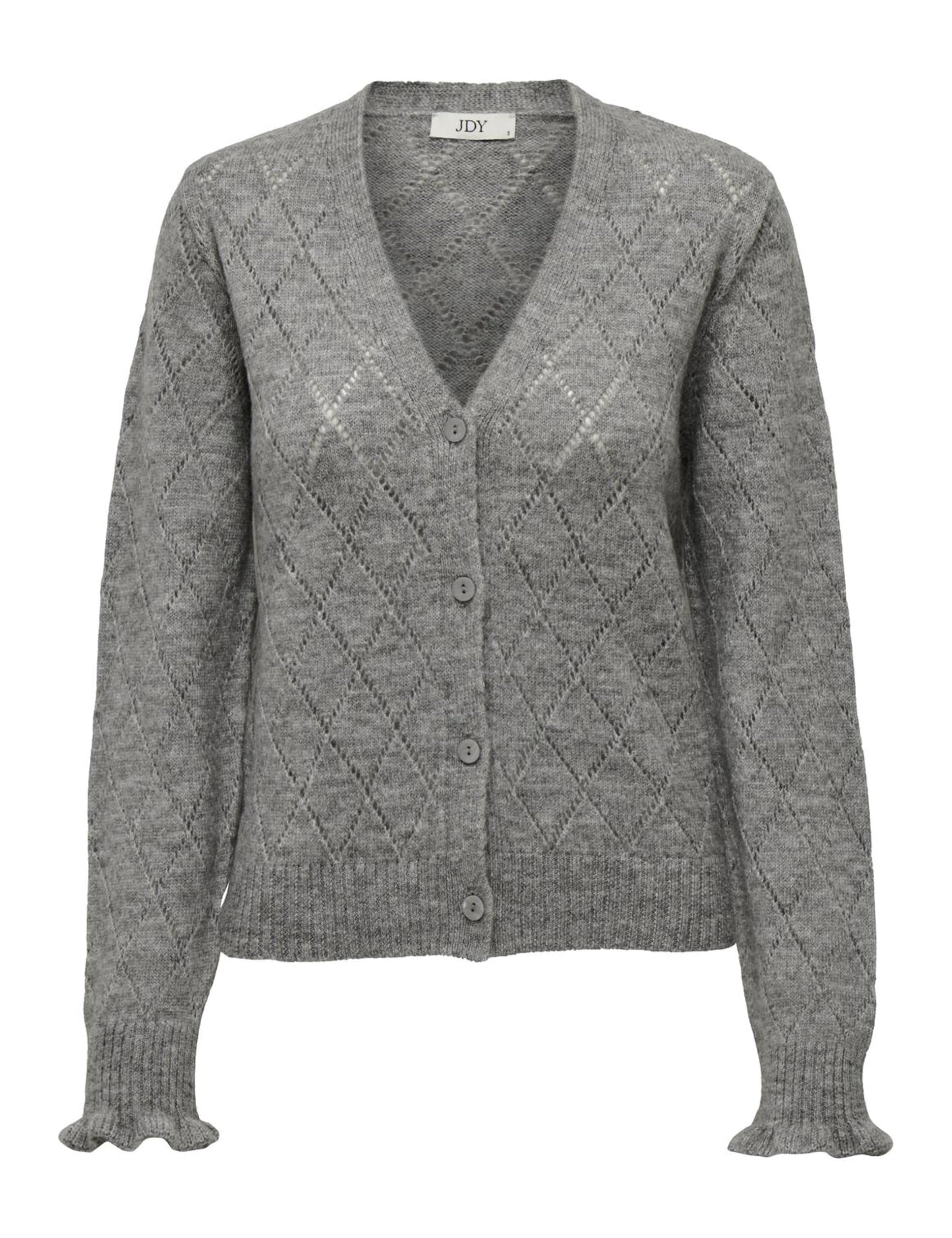 Jacqueline de Yong Damen Jdyletty L/S V-Neck Struc Cardi KNT Noos Strickjacke (1er Pack)