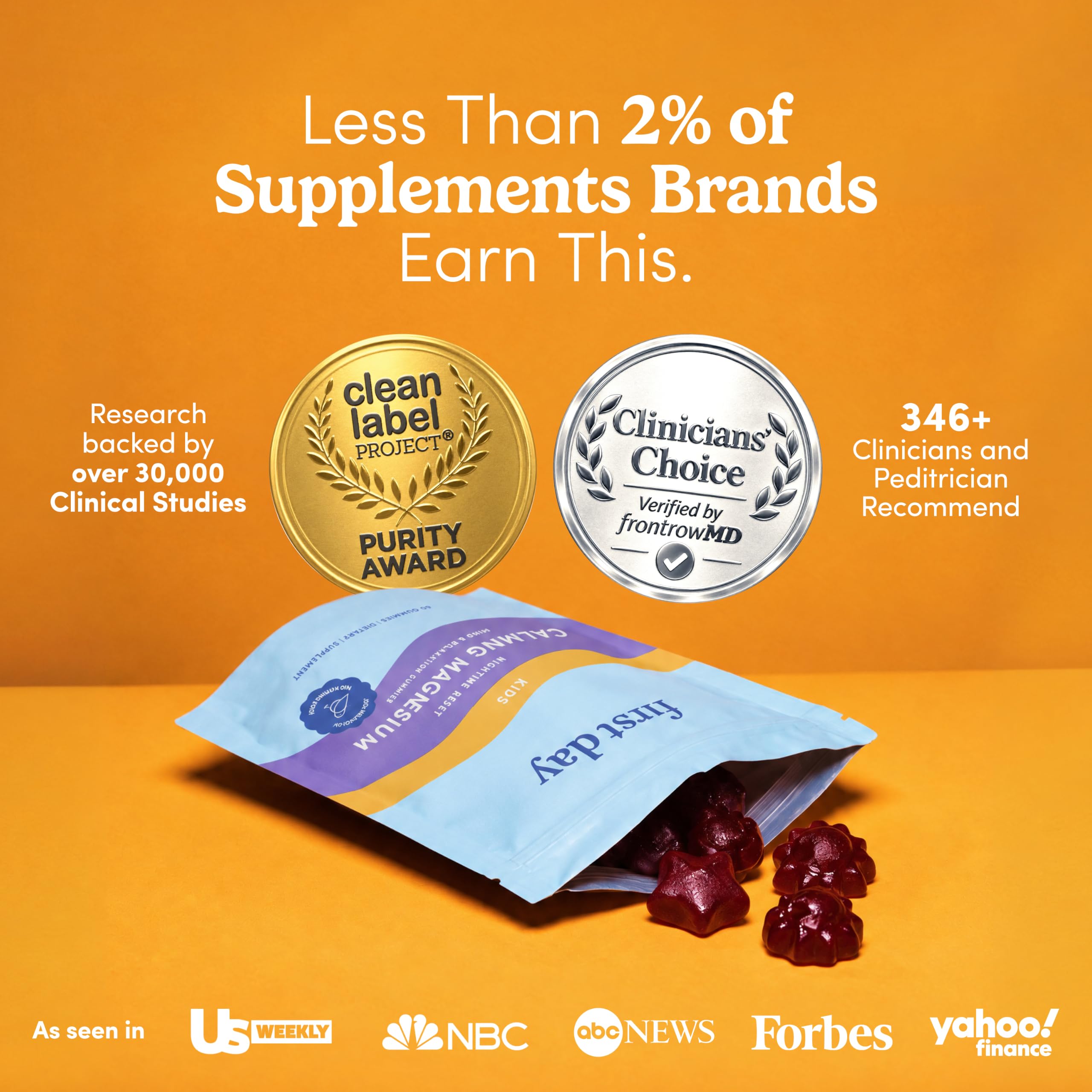FIRST DAY Kids Magnesium Gummies, Citrate + L-Theanine, No Melatonin, 60 Ct — Amazon image 7